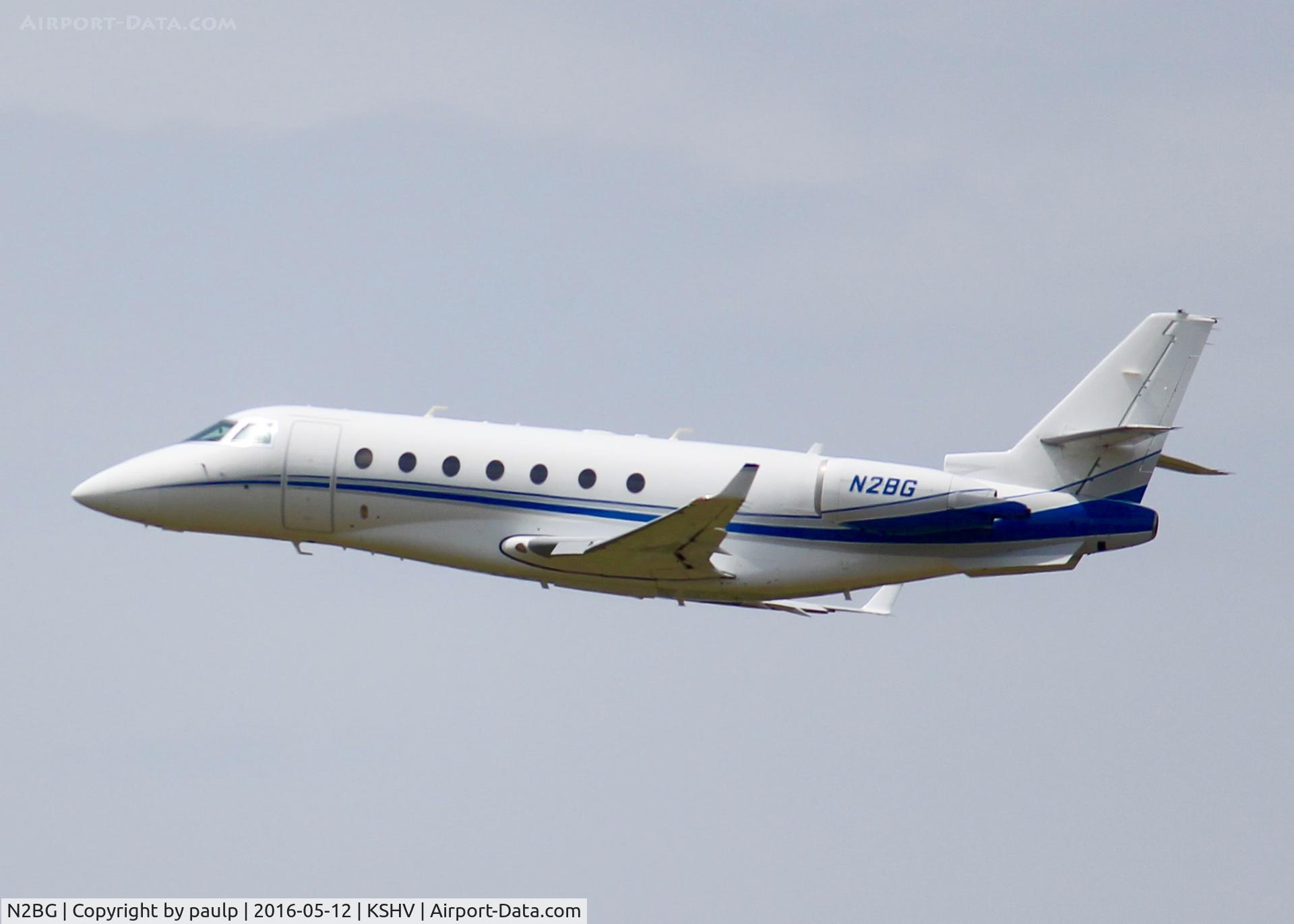 N2BG, 2002 Israel Aircraft Industries Gulfstream 200 C/N 064, At Shreveport Regional.
