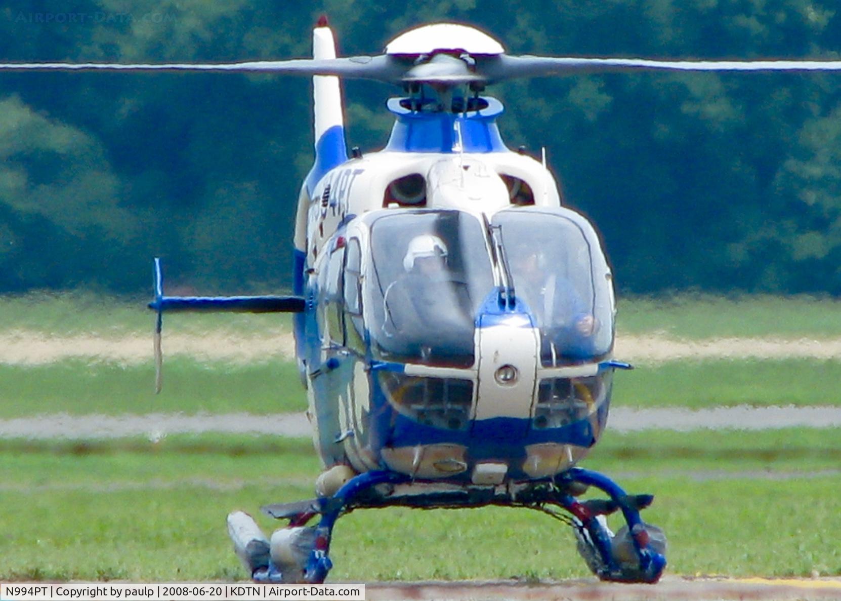 N994PT, 2002 Eurocopter EC-135P-2 C/N 0197, At Downtown Shreveport.
