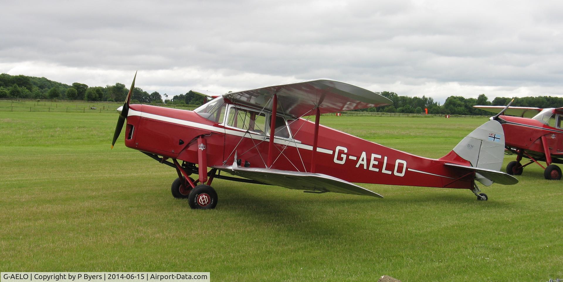 G-AELO, 1936 De Havilland DH.87B Hornet Moth C/N 8105, Old Warden