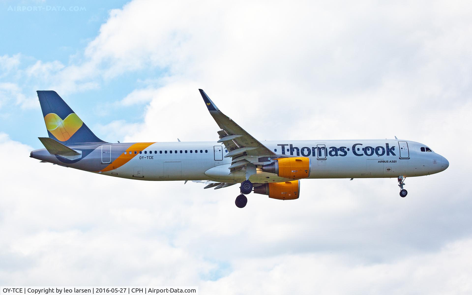OY-TCE, 2014 Airbus A321-211 C/N 6342, Copenhagen 27.5.16