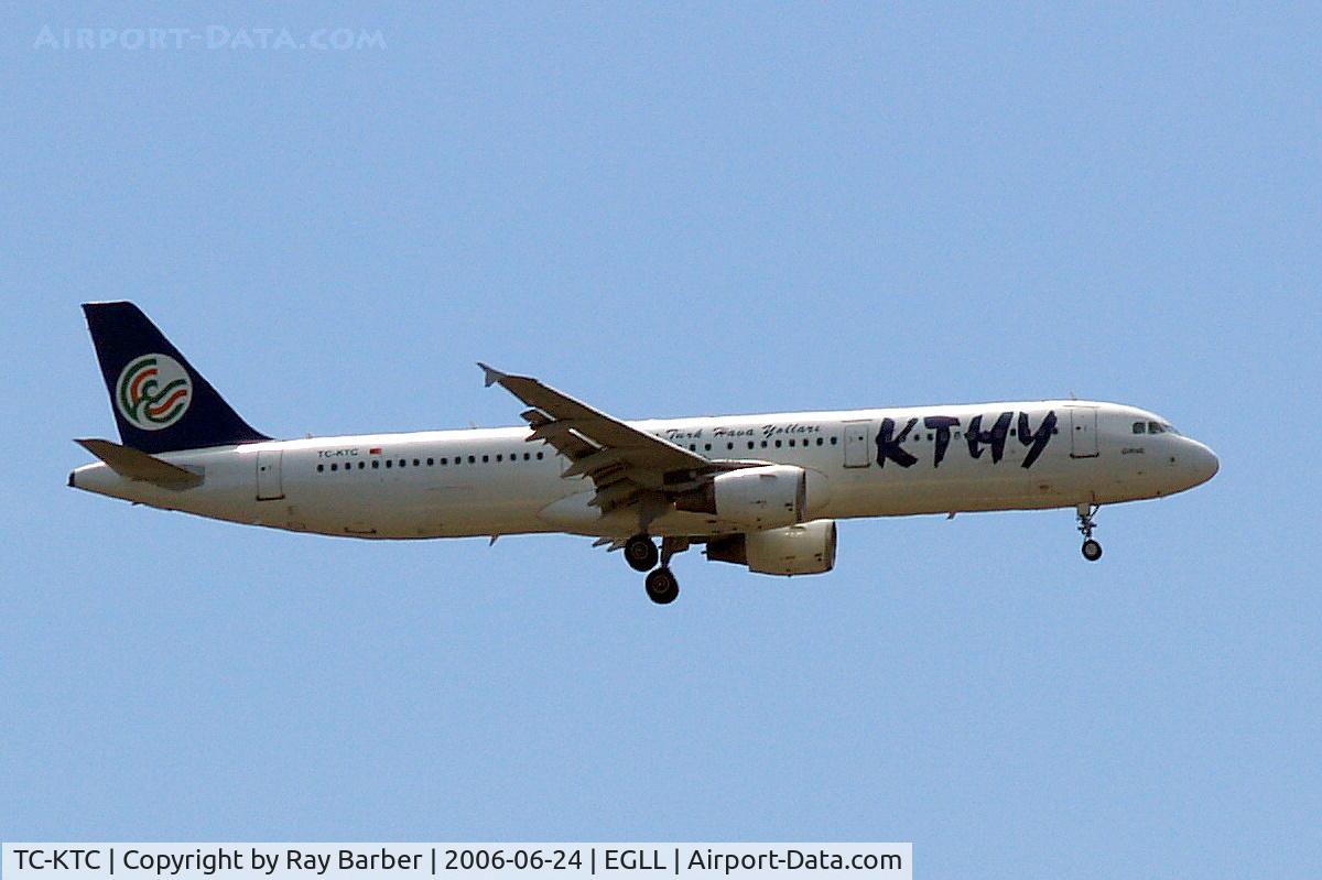 TC-KTC, 2001 Airbus A321-211 C/N 1451, Airbus A321-211 [1451] (KTHY-Cyprus Turkish Airlines) Home~G 24/06/2006. On approach 27L.