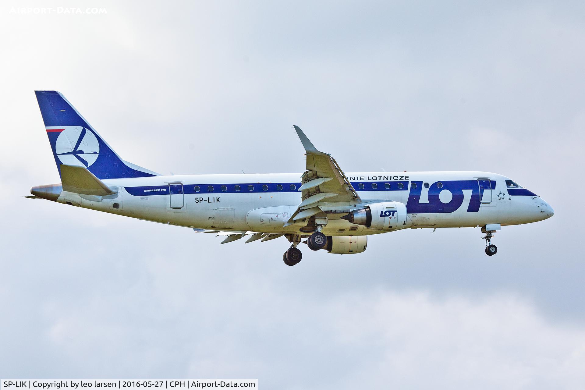 SP-LIK, 2009 Embraer 175LR (ERJ-170-200LR) C/N 17000303, Copenhagen 27.5.16
