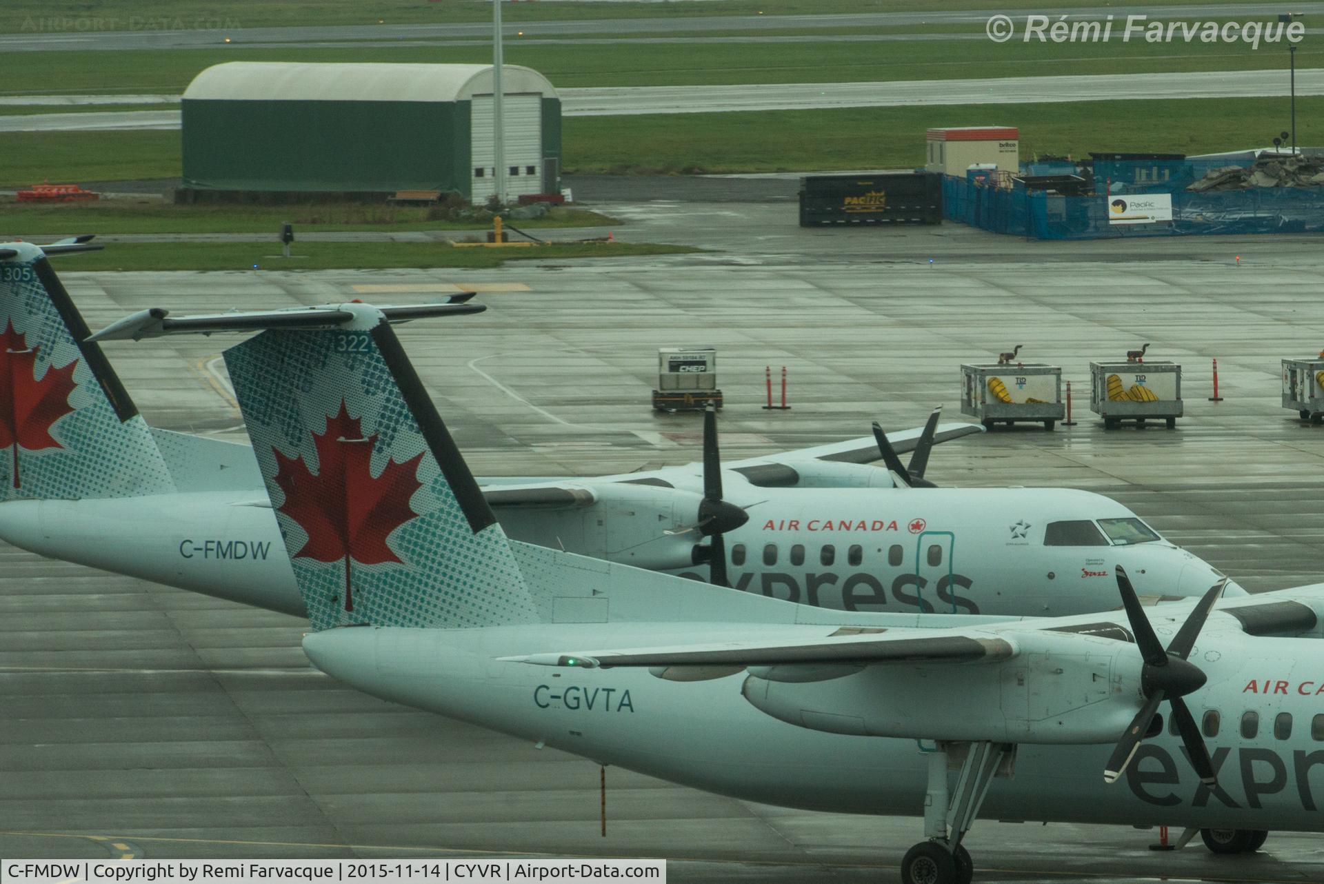 C-FMDW, 1991 De Havilland Canada DHC-8-311 Dash 8 C/N 269, Parked at domestic