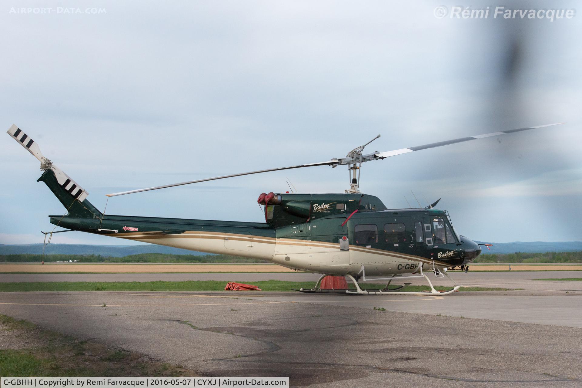 C-GBHH, 1979 Bell 212 C/N 30962, Parked on apron in front of main terminal