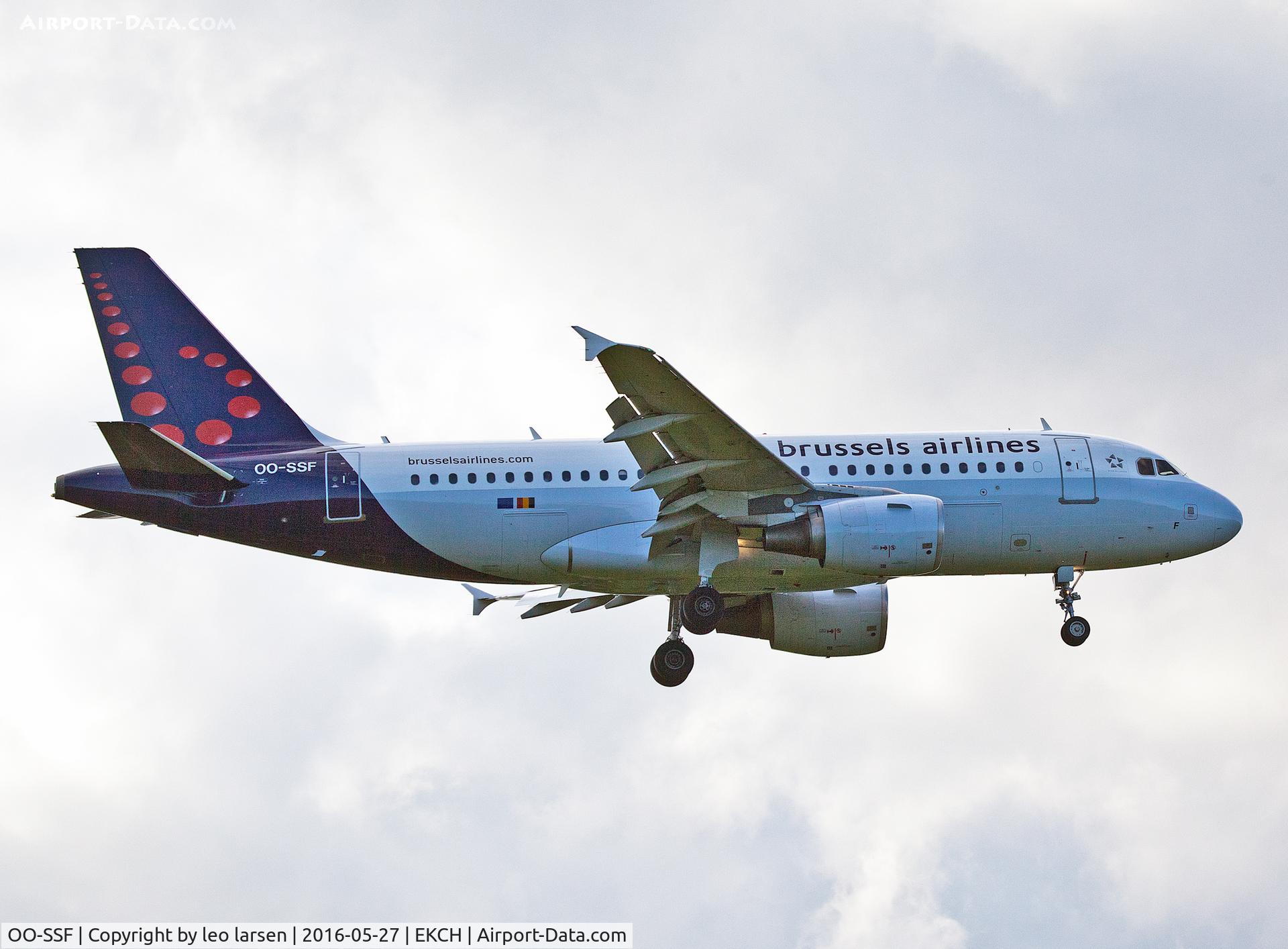 OO-SSF, 2006 Airbus A319-111 C/N 2763, Copenhagen 27.5.16