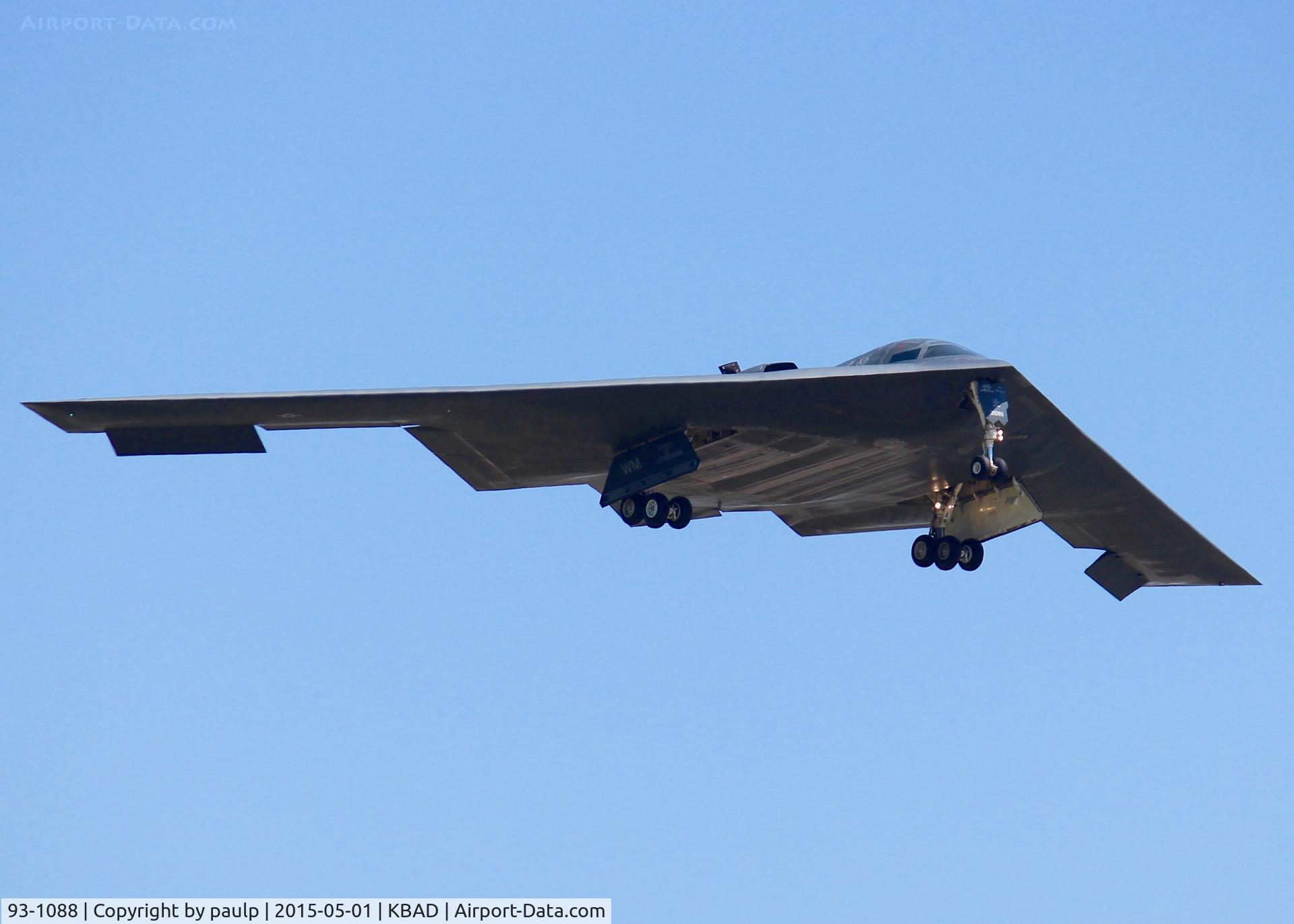 93-1088, 1993 Northrop Grumman B-2A Spirit C/N 1021/AV-21, At Barksdale Air Force Base.