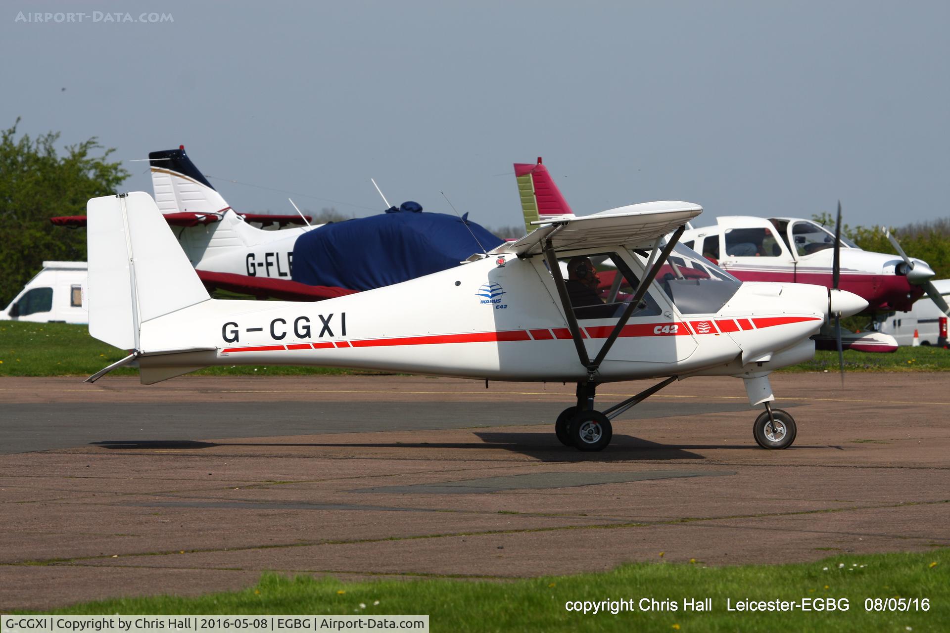 G-CGXI, 2011 Comco Ikarus C42 FB80 C/N 1106-7157, at Leicester