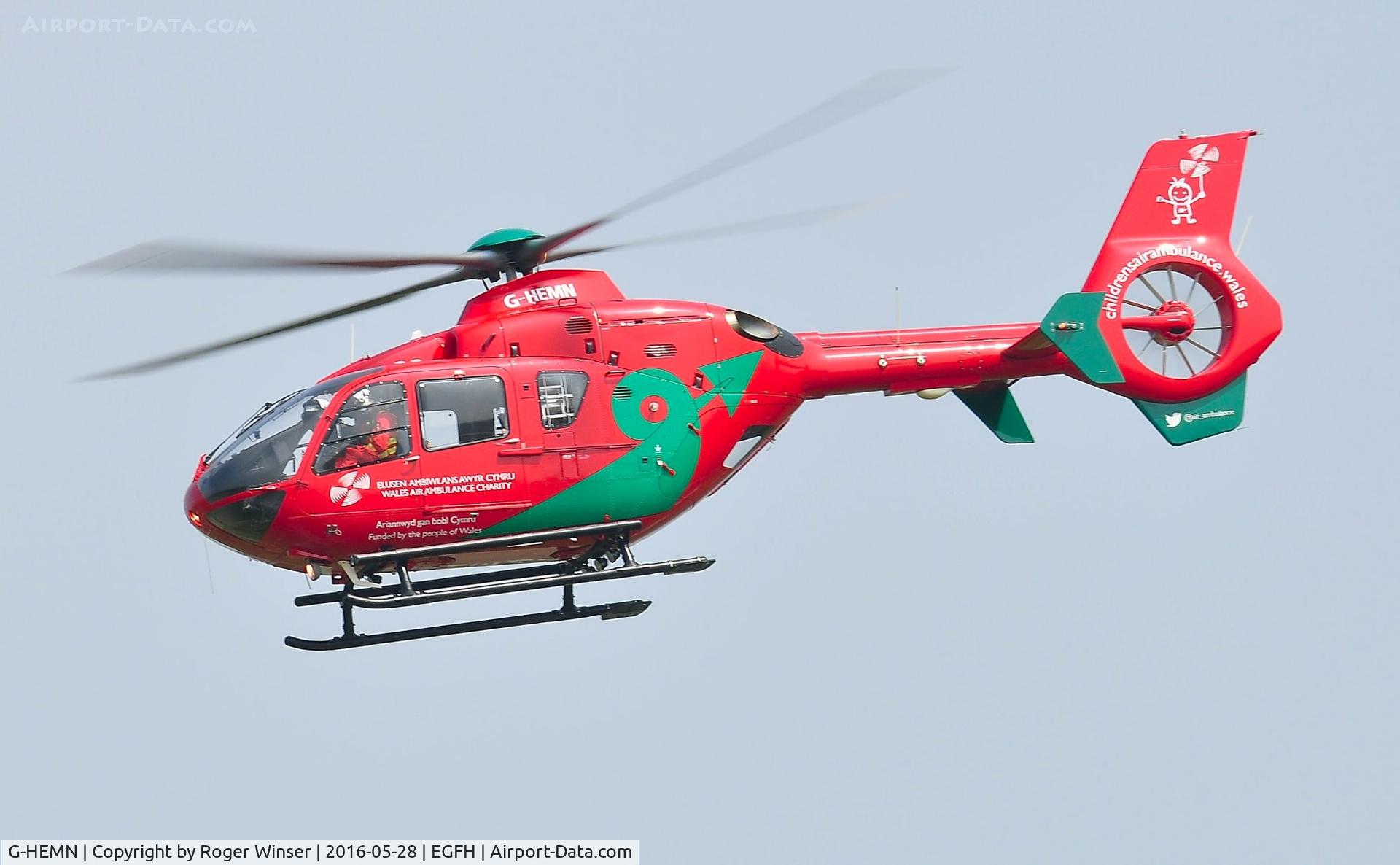 G-HEMN, 2012 Eurocopter EC-135T-2+ C/N 1070, Wales Air Ambulance helicopter Helimed 57.