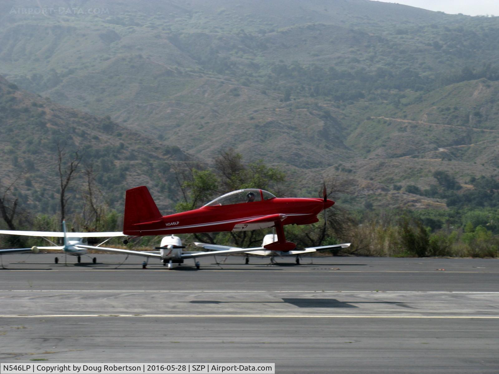 N546LP, Vans RV-8 C/N 82726, 2007 Obrien OBRIEN SPECIAL VAN's RV-8. Lycoming IO-360EXP 180 Hp, takeoff climb Rwy 22
