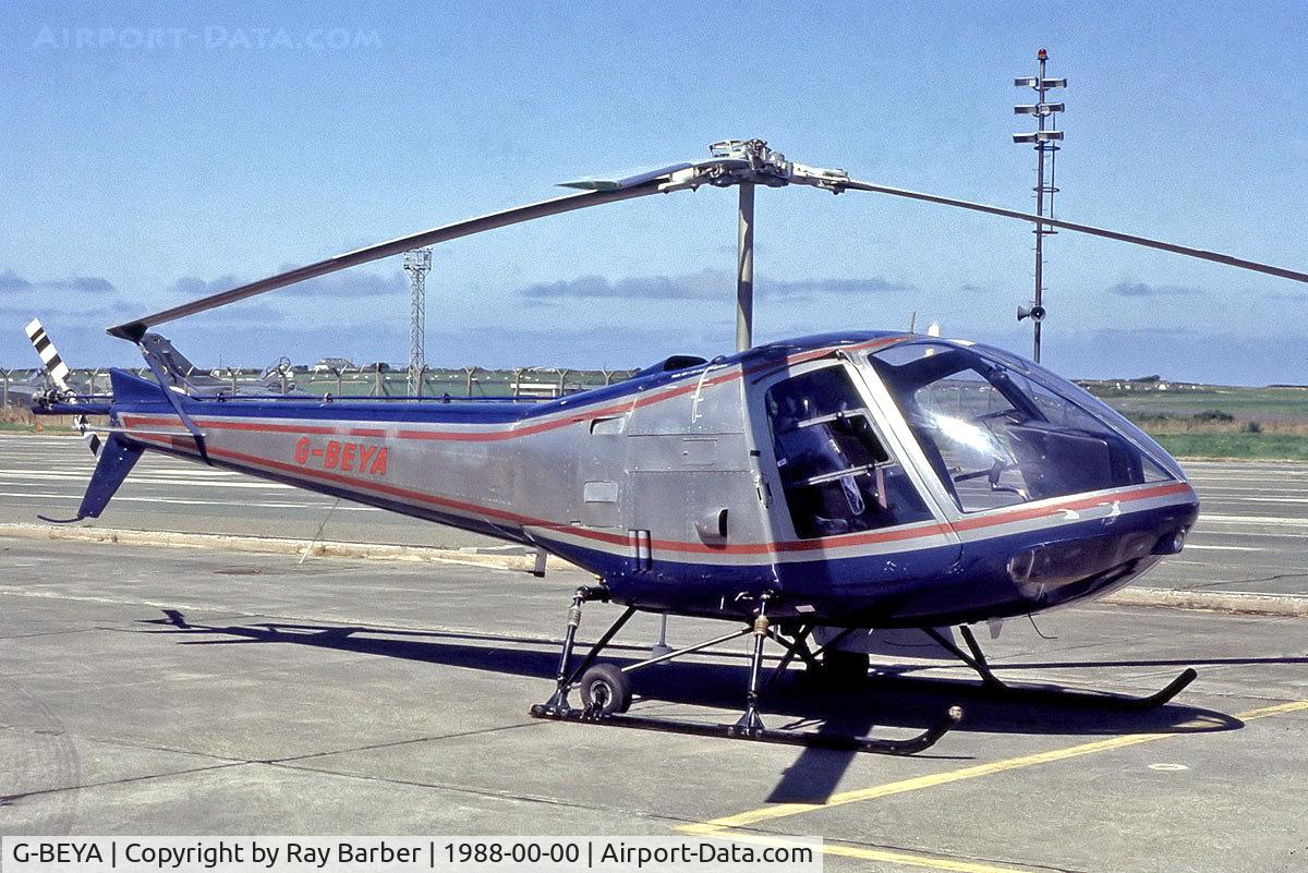 G-BEYA, 1977 Enstrom 280C Shark C/N 1104, Enstrom F280C Turbo Shark [1104] (Place & Date Unknown)~G @ 1988. From a slide.
