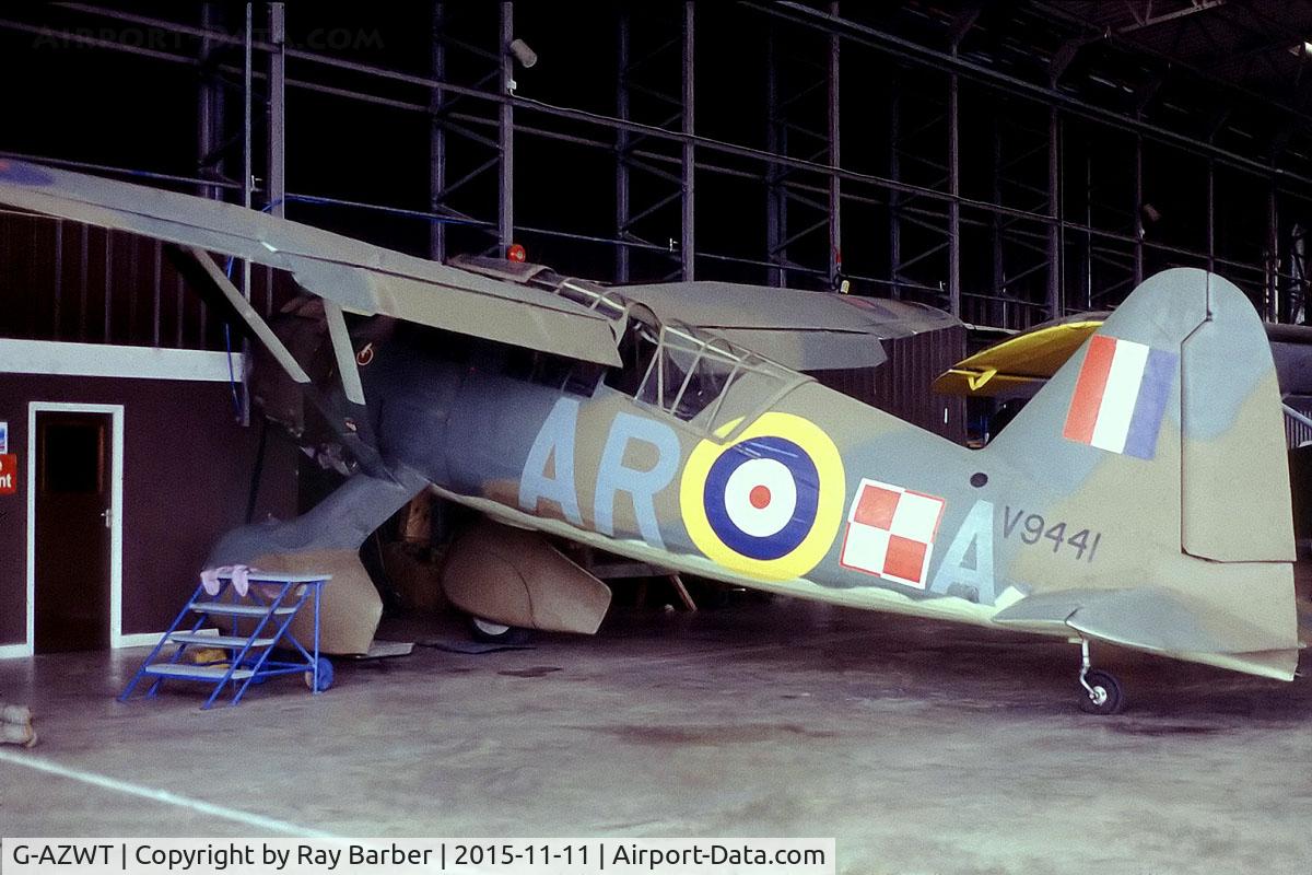 G-AZWT, 1938 Westland Lysander IIIA C/N Y1536, G-AZWT   Westland Lysander IIIa [Y1536] (Place & Date Unknown)~G. From a slide.