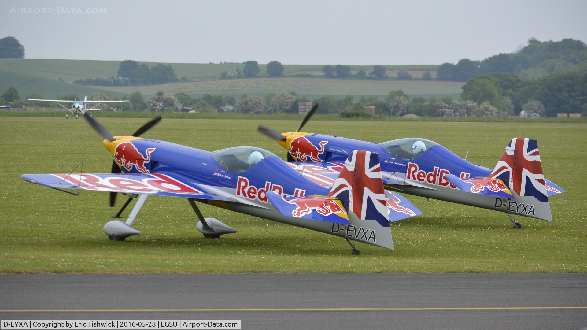 D-EYXA, 2011 XtremeAir XA-41 Sbach 300 C/N 002, 3. Sbach Red Bull Duo at the IWM American Airshow, May 2016.
