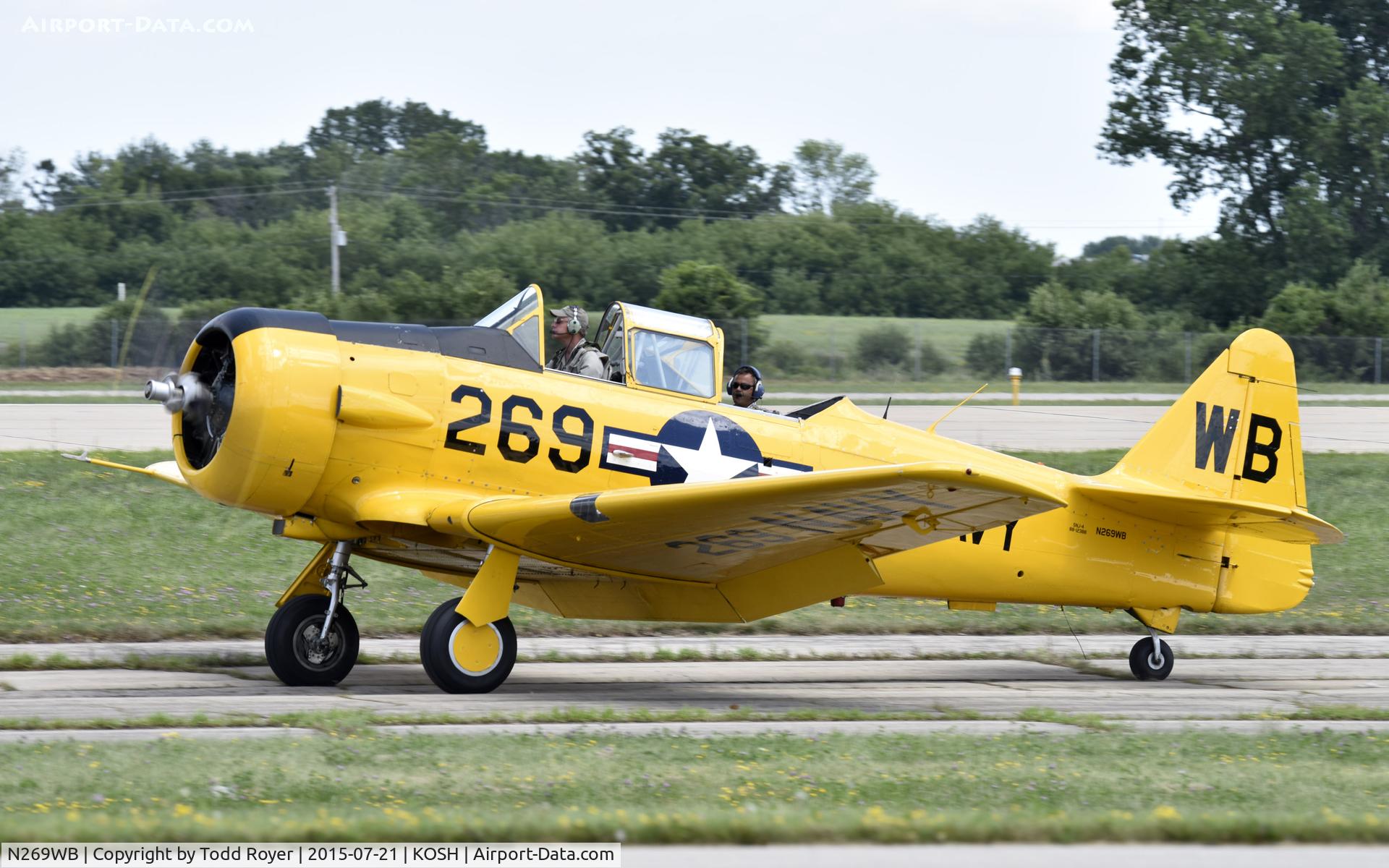 N269WB, 1985 North American-maslon SNJ-4 C/N 88-11851, Airventure 2015