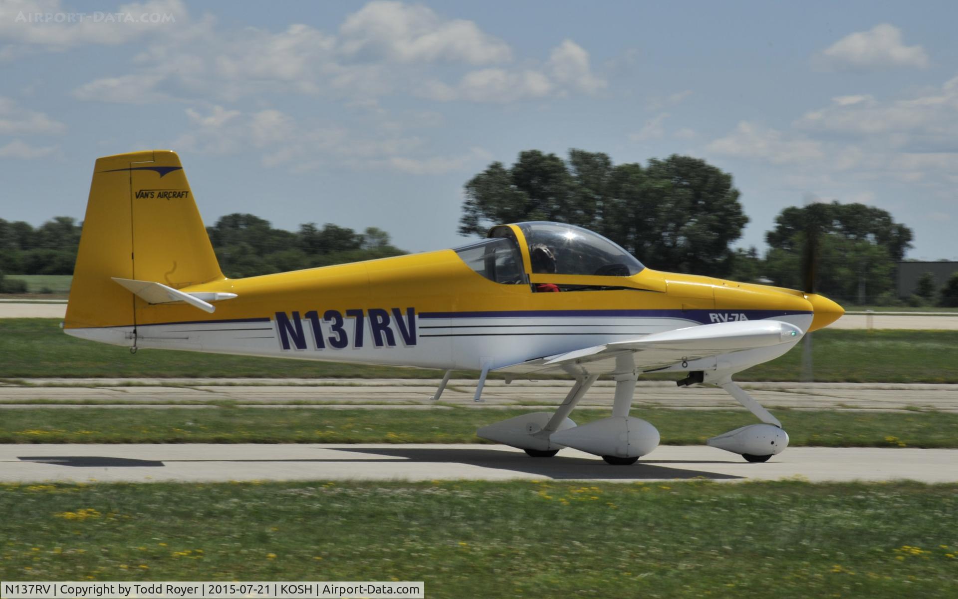 N137RV, 2001 Vans RV-7 C/N 1, Airventure 2015