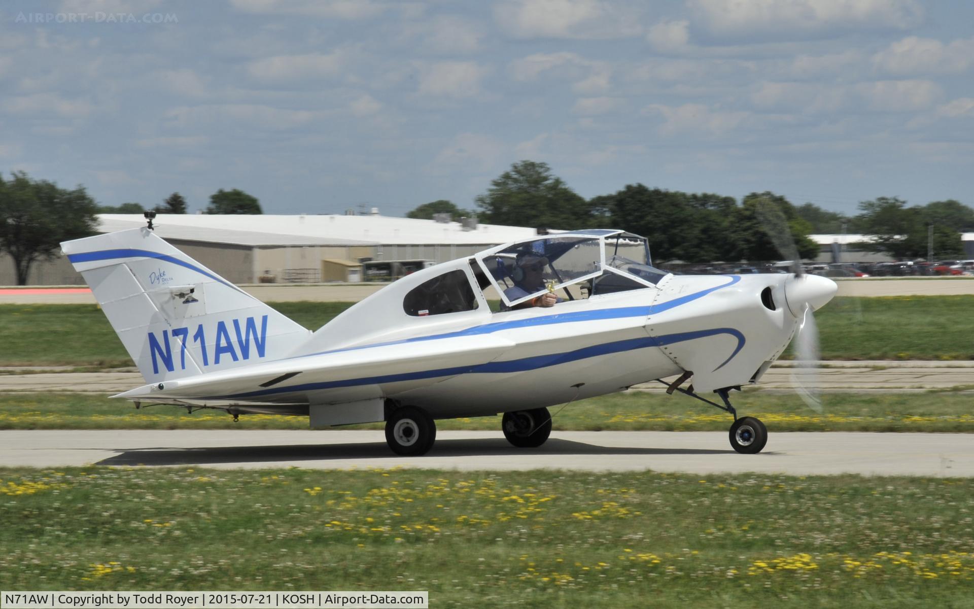N71AW, 2010 Dyke JD-2 Delta C/N 1123, Airventure 2015