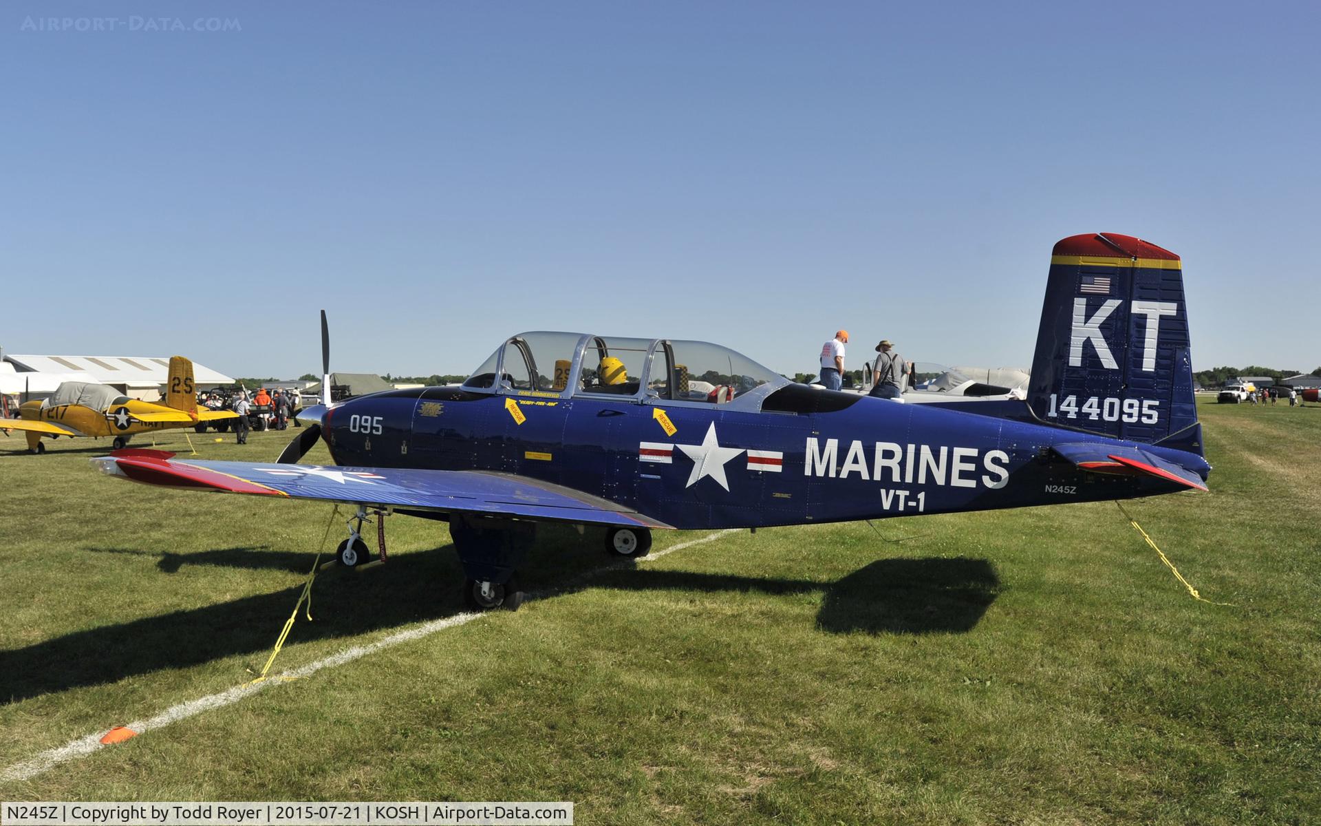 N245Z, 1957 Beech T-34B C/N 144095, Airventure 2015