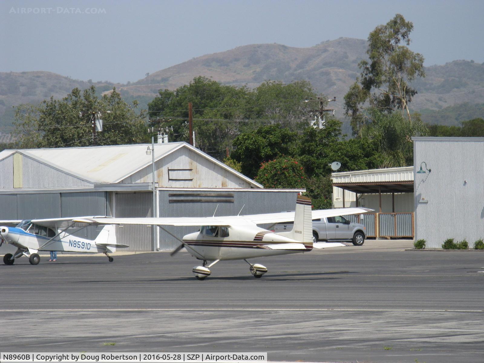 N8960B, 1944 Cessna 172 C/N 36660, 1944 (sic) Cessna 172, Continental O-300 145 Hp 6 cylinder, (not possible production date) more likely 1958 air-worthiness date, taxi off the active after landing