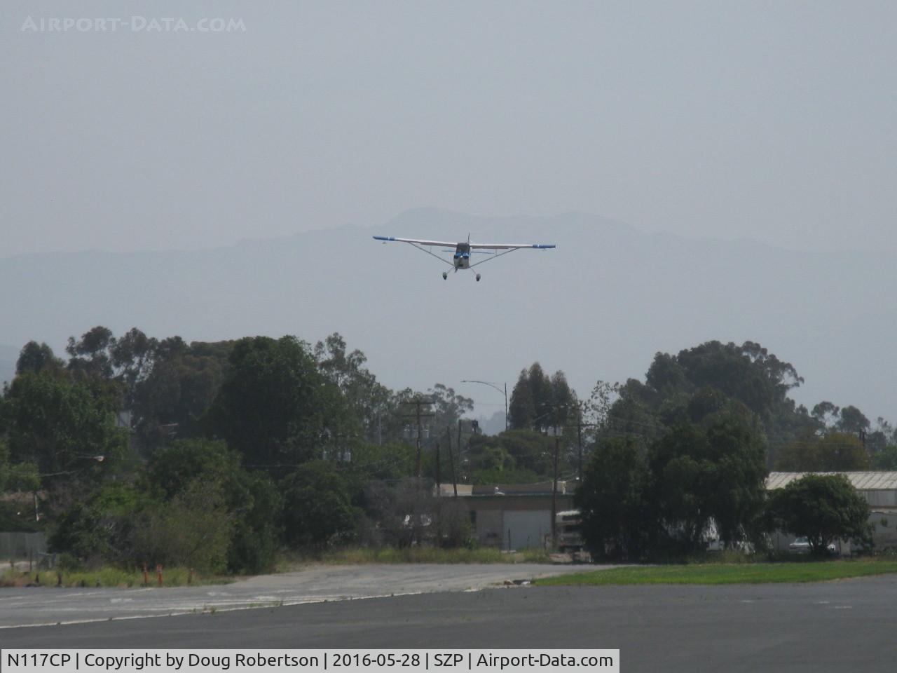 N117CP, American Champion 7GCBC Citabria C/N 1275-99, 1999 American Champion 7GCBC CITABRIA, Lycoming O-320 150 Hp, on final Rwy 22