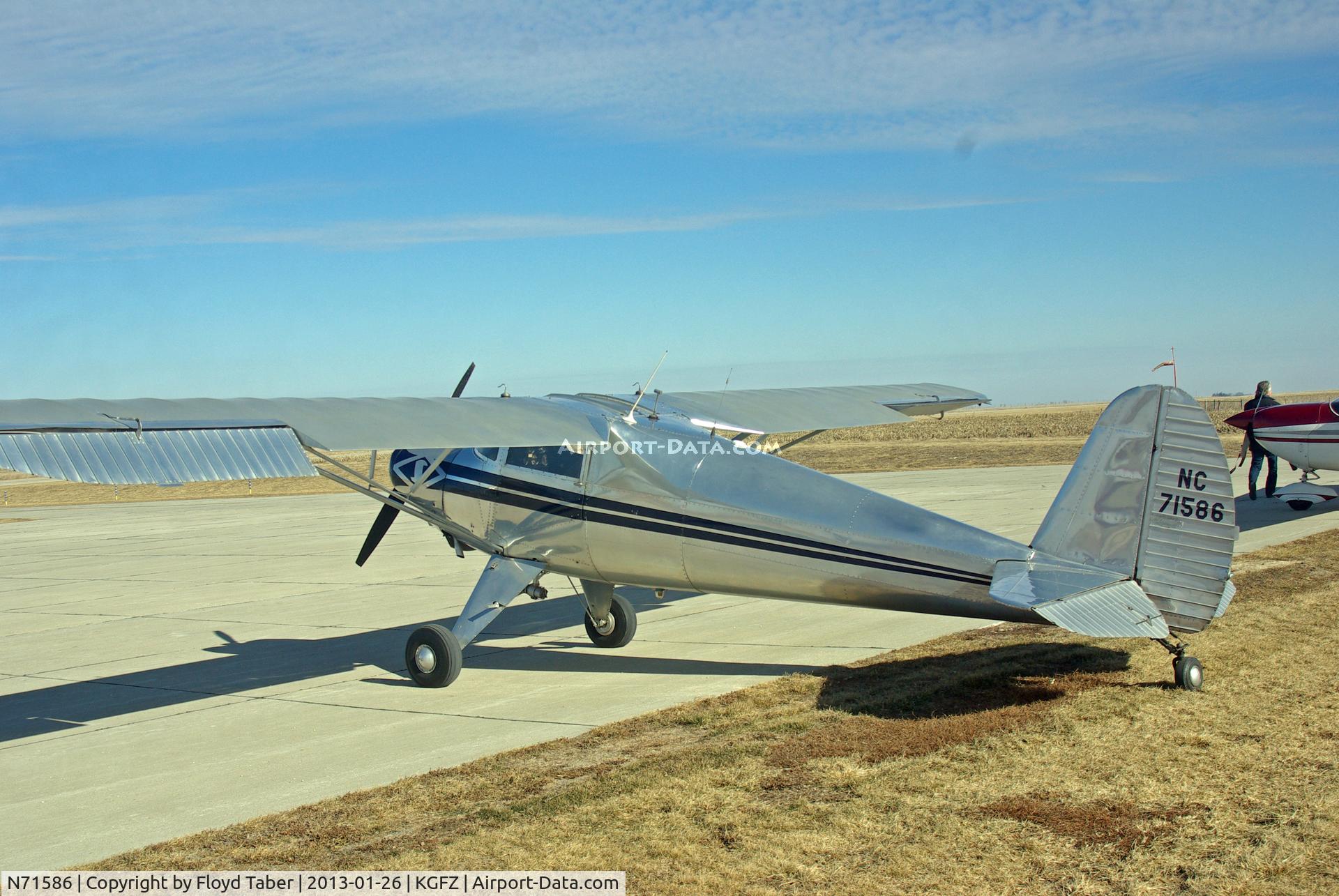 N71586, 1946 Luscombe 8A C/N 3013, Greenfield Chili Fly In
