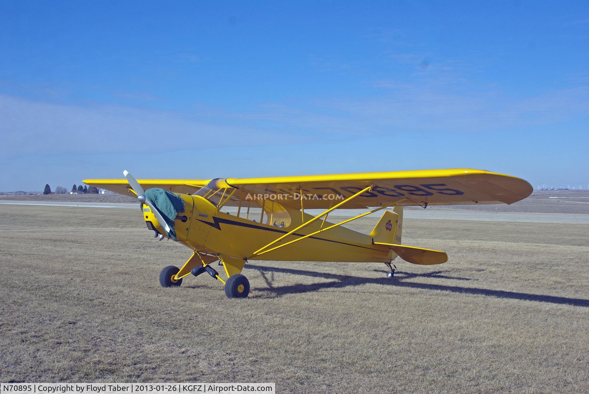N70895, 1946 Piper J3C-65 Cub Cub C/N 17970, Greenfield Chili Fly In