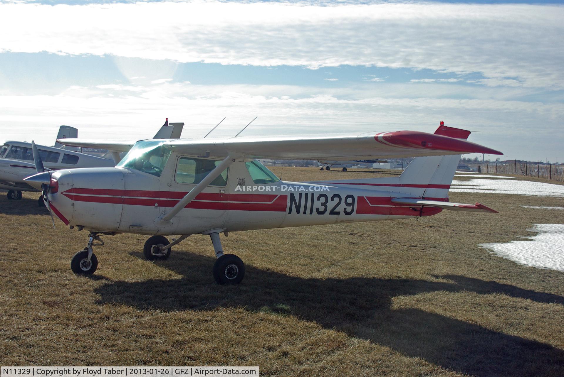 N11329, 1973 Cessna 150L C/N 15075332, Greenfield Chili Fly In
