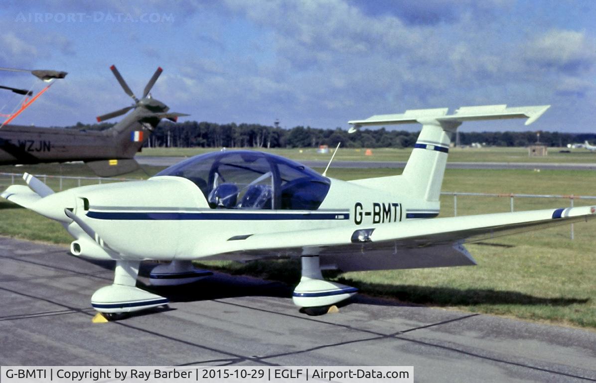 G-BMTI, 1986 Robin R-3000-120 C/N 120, Robin R.3000/120 [120] Farnborough~G 07/09/1986. From a slide.