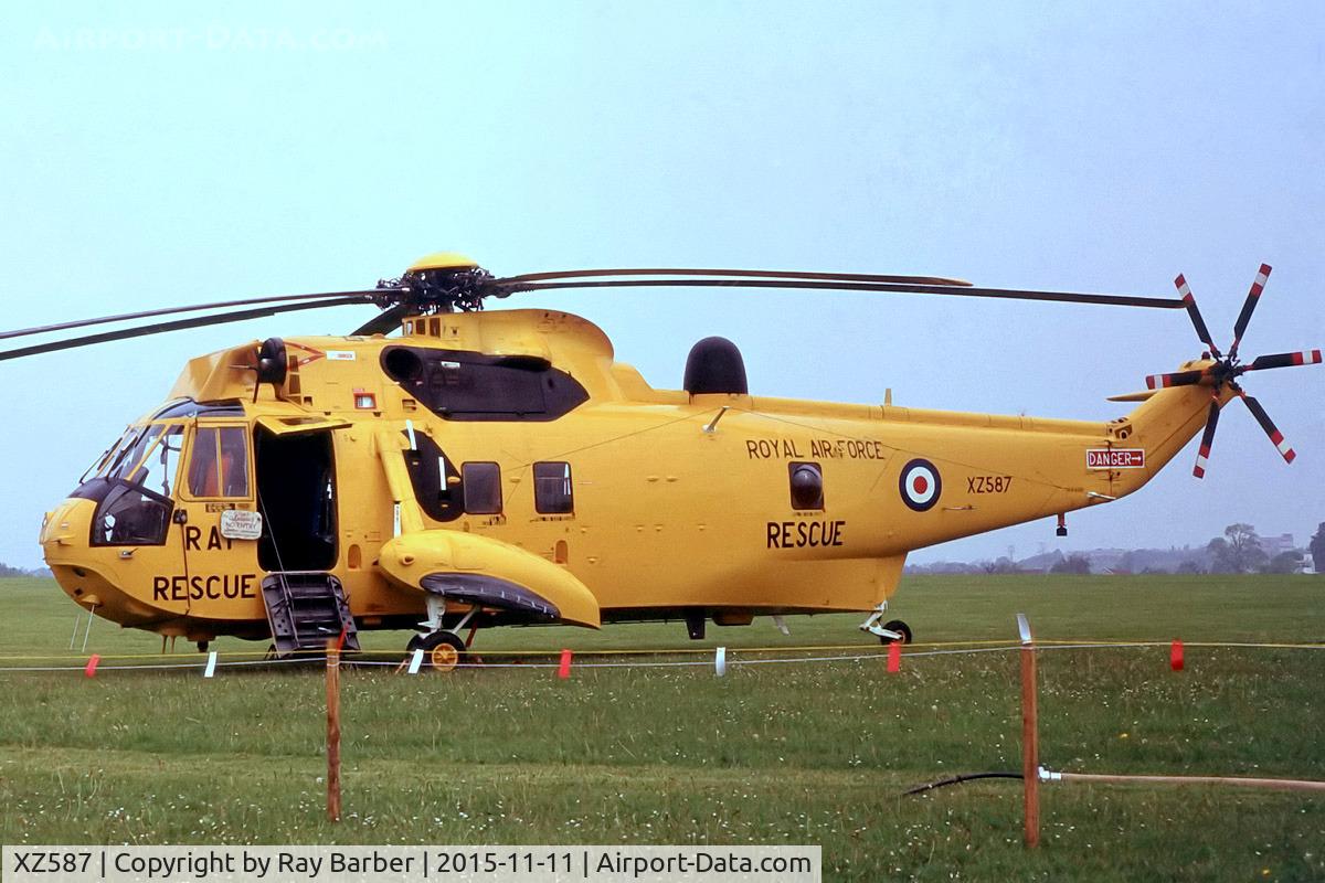 XZ587, 1977 Westland Sea King HAR.3 C/N WA853, Westland WS.61 HAR.3 Sea King [WA853] (Royal Air Force) (Place & Date Unknown)~G. From a slide.