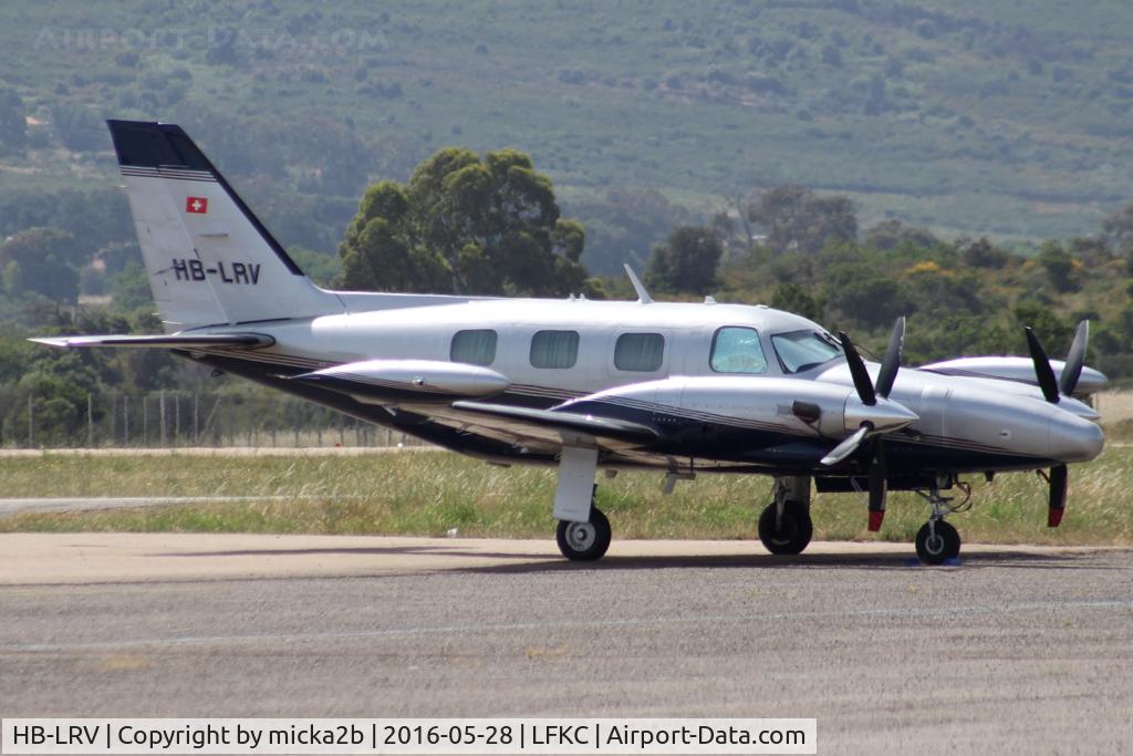 HB-LRV, 1977 Piper PA-31T-620 Cheyenne II C/N 31T-7820017, Parked