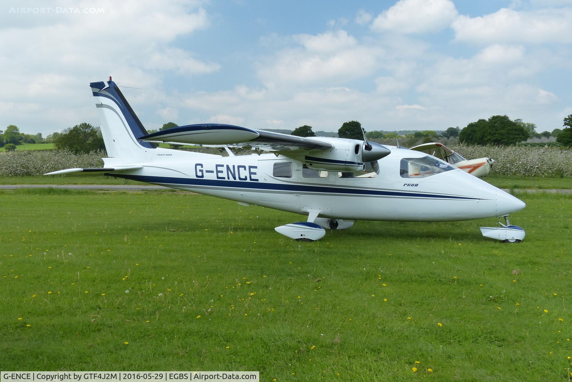 G-ENCE, 1978 Partenavia P-68B C/N 141, G-ENCE at Shobdon 29.5.16