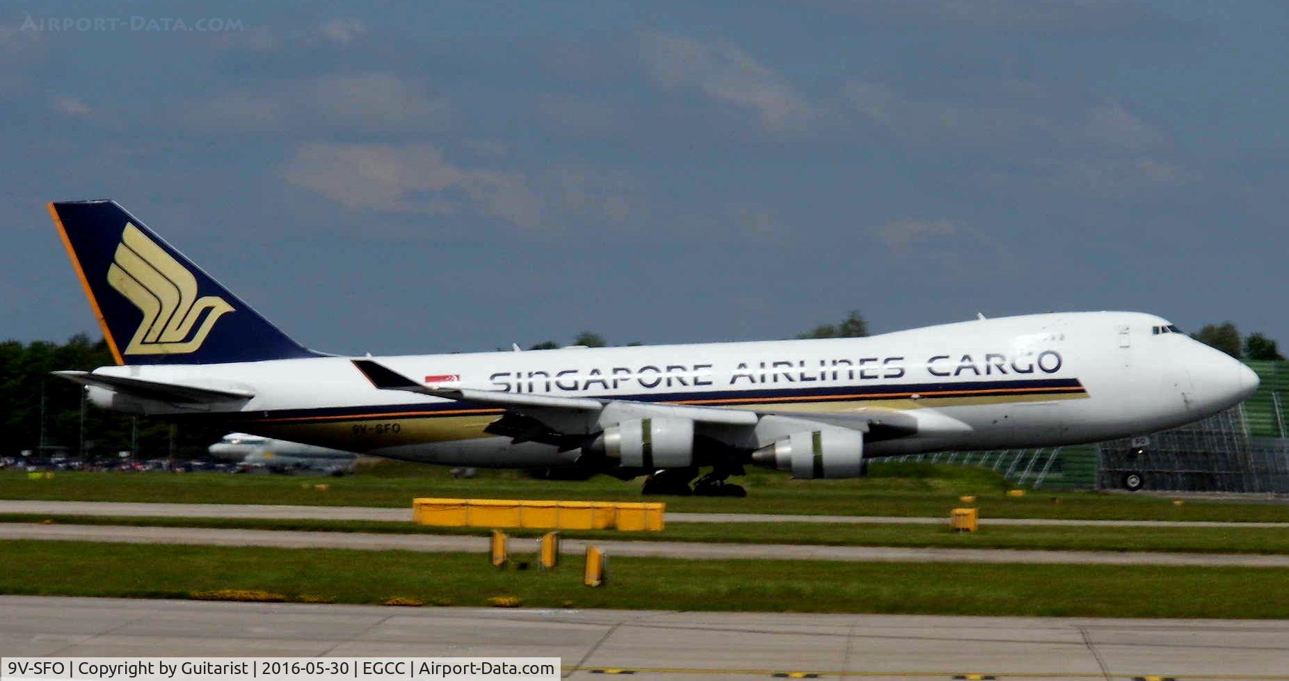9V-SFO, 2004 Boeing 747-412F/SCD C/N 32900, At Manchester