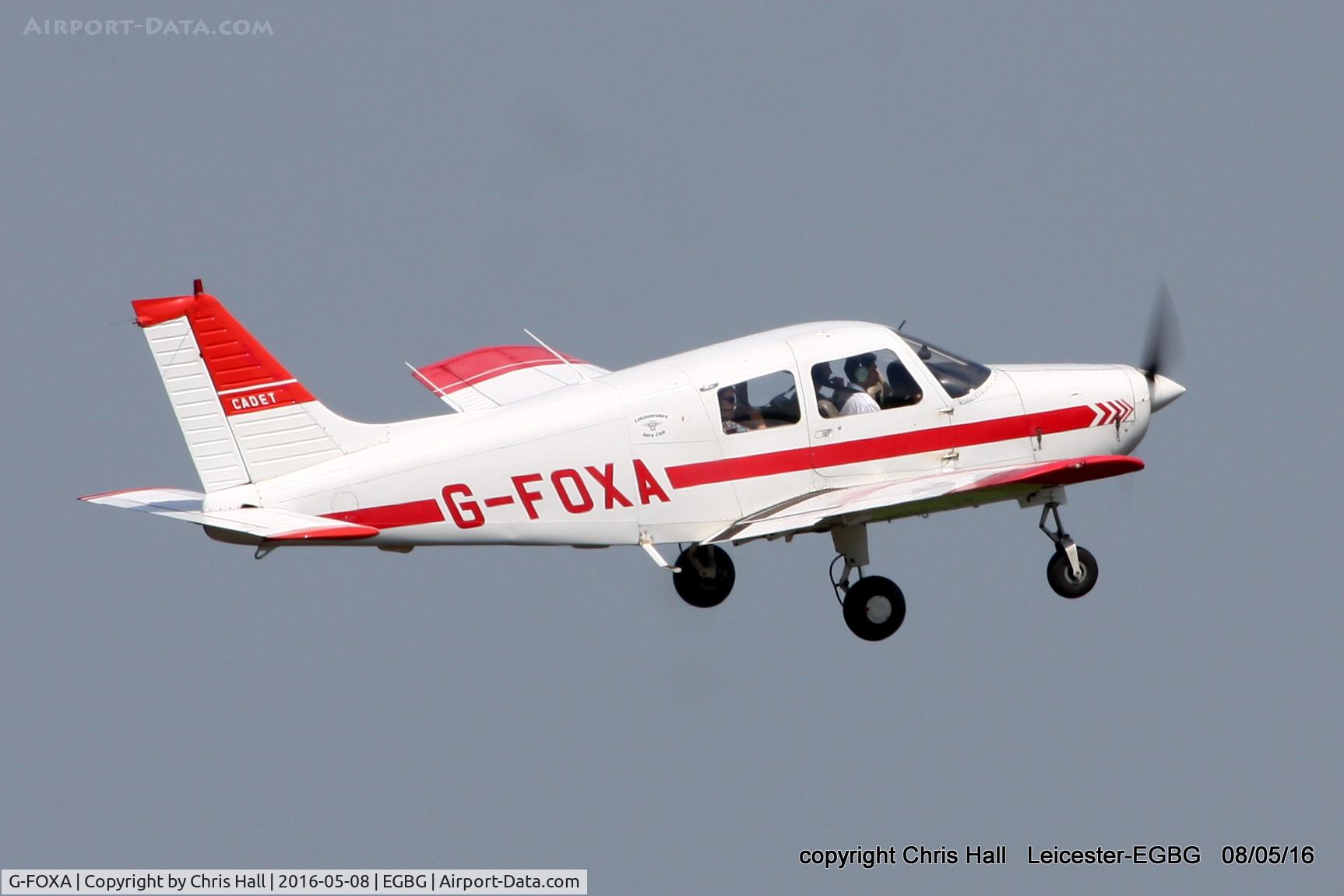 G-FOXA, 1988 Piper PA-28-161 Cadet C/N 2841240, at Leicester