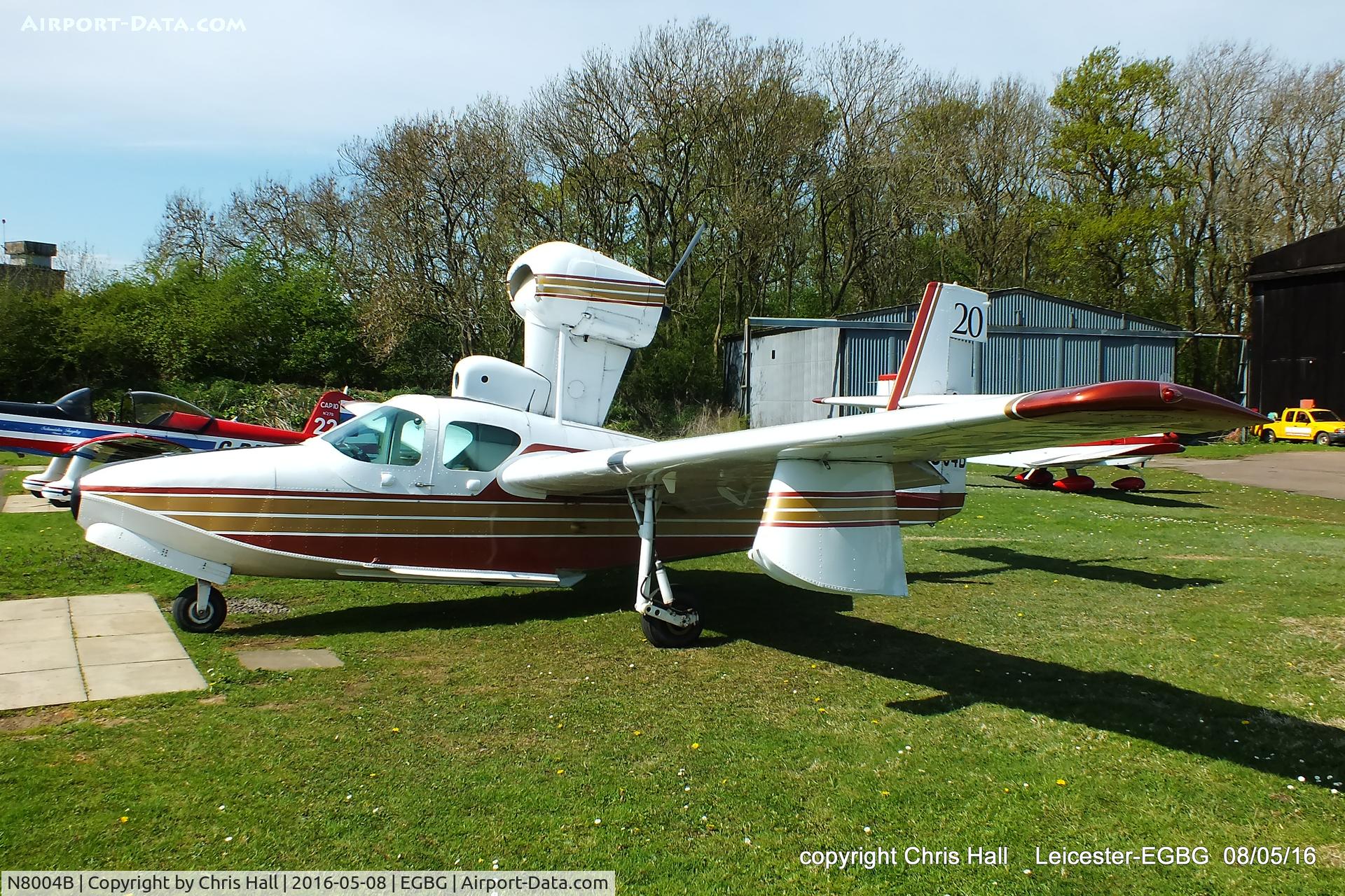 N8004B, 1980 Consolidated Aeronautics Inc. Lake LA-4-200 C/N 1022, Royal Aero Club air race at Leicester