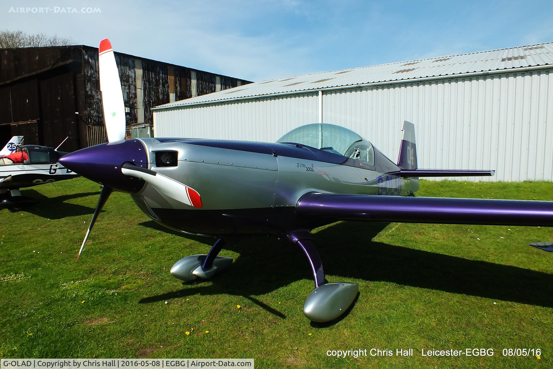 G-OLAD, 2007 Extra EA-300L C/N 1270, Royal Aero Club air race at Leicester