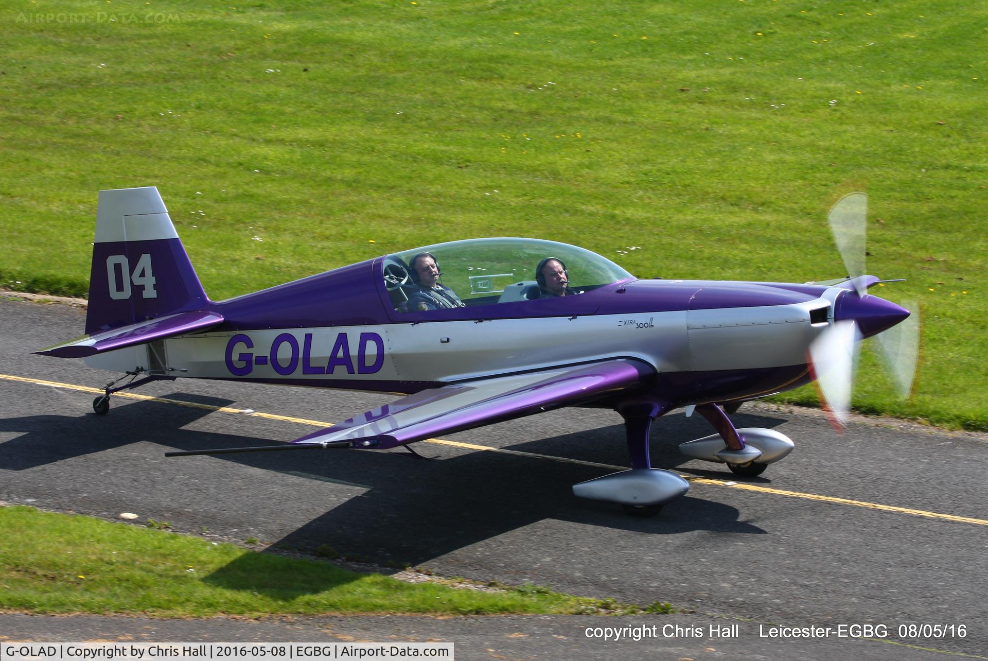 G-OLAD, 2007 Extra EA-300L C/N 1270, Royal Aero Club air race at Leicester