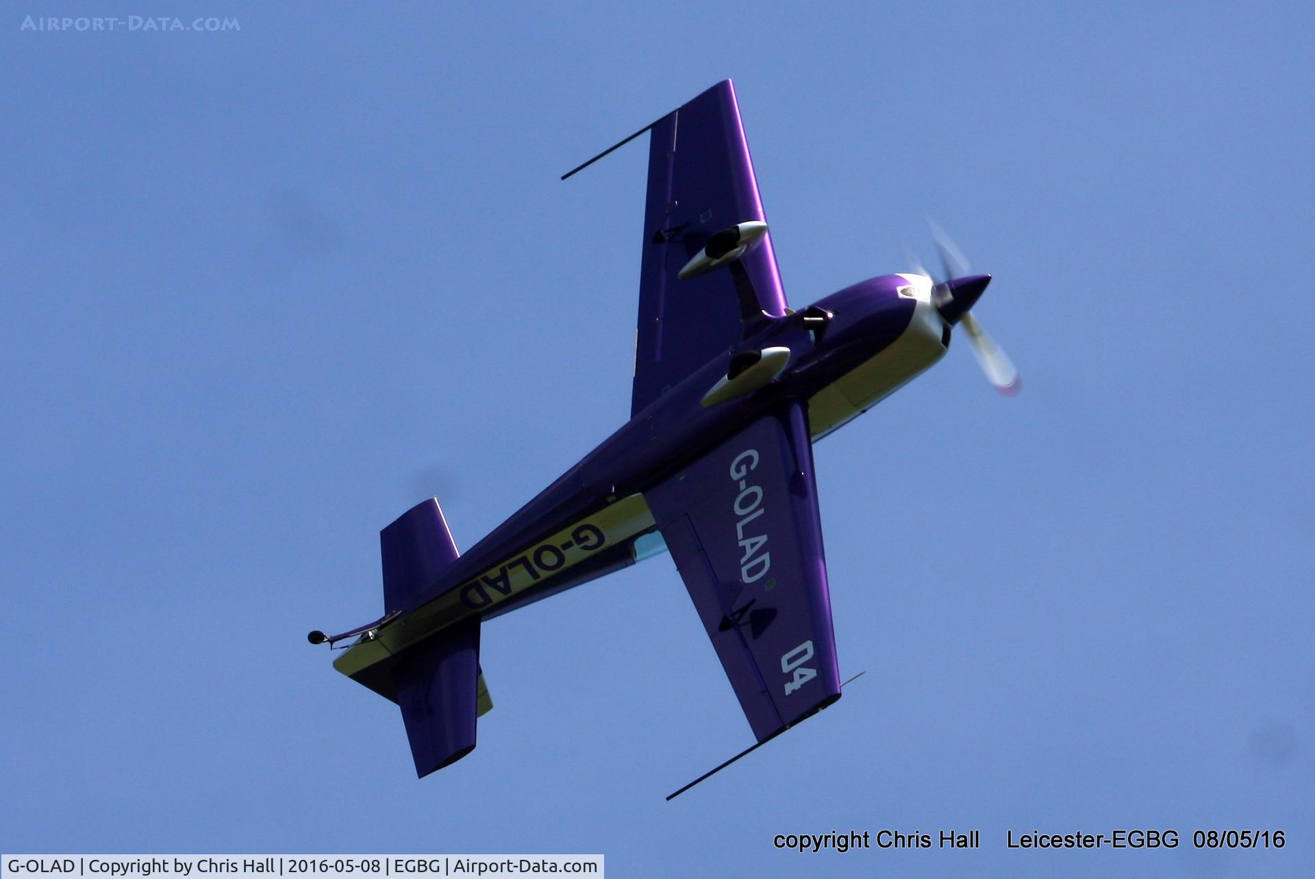 G-OLAD, 2007 Extra EA-300L C/N 1270, Royal Aero Club air race at Leicester