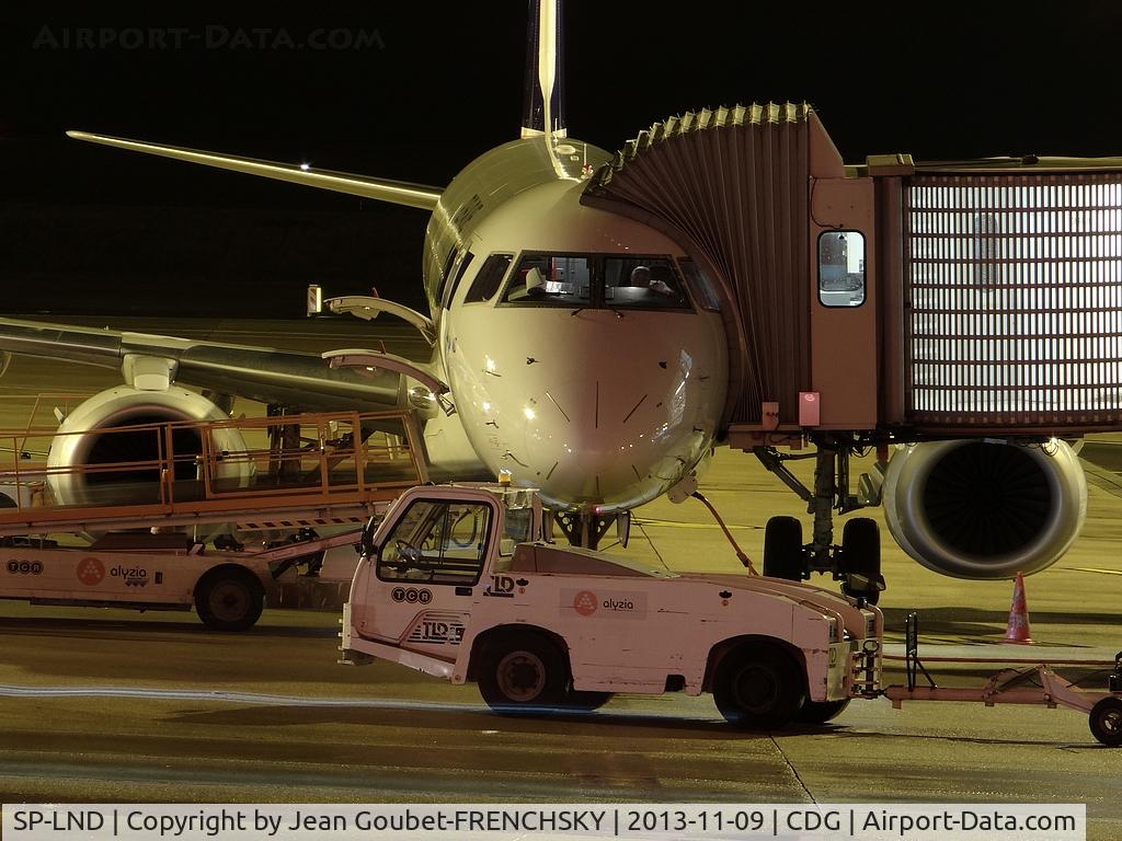 SP-LND, 2012 Embraer 195LR (ERJ-190-200LR) C/N 19000516, LOT at CDG T1