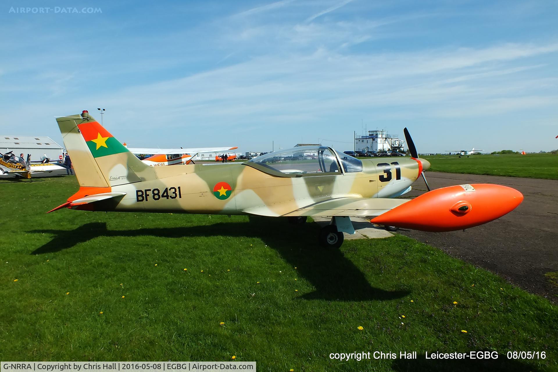 G-NRRA, 1968 SIAI-Marchetti SF-260W Warrior C/N 116, Royal Aero Club air race at Leicester