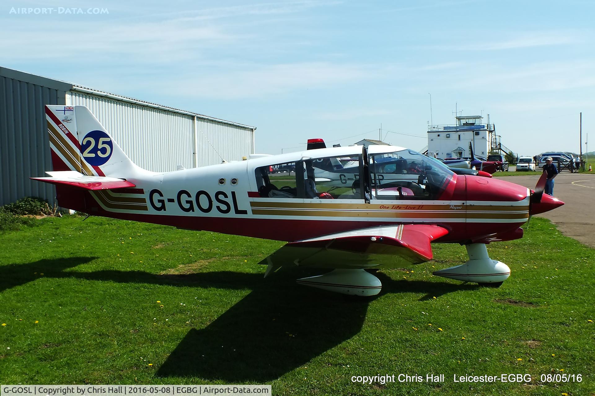G-GOSL, 1990 Robin DR-400-180 Regent Regent C/N 1974, Royal Aero Club air race at Leicester