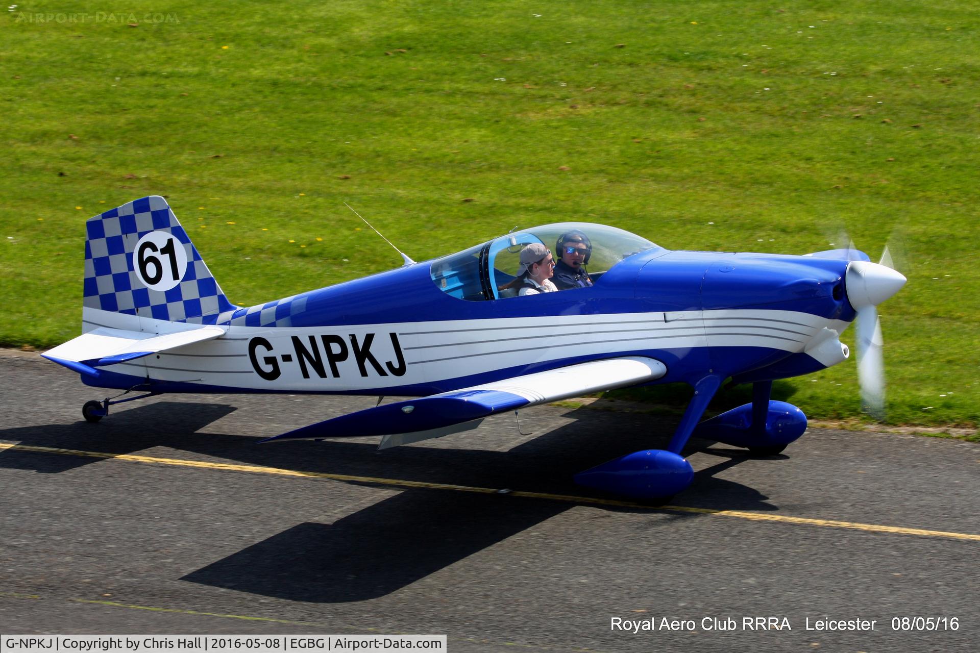 G-NPKJ, 1998 Vans RV-6 C/N PFA 181-13138, Royal Aero Club air race at Leicester