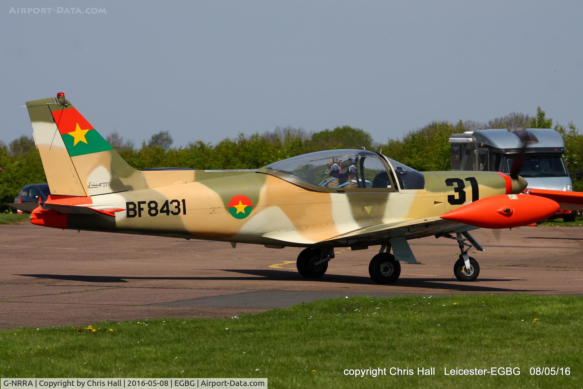 G-NRRA, 1968 SIAI-Marchetti SF-260W Warrior C/N 116, Royal Aero Club air race at Leicester