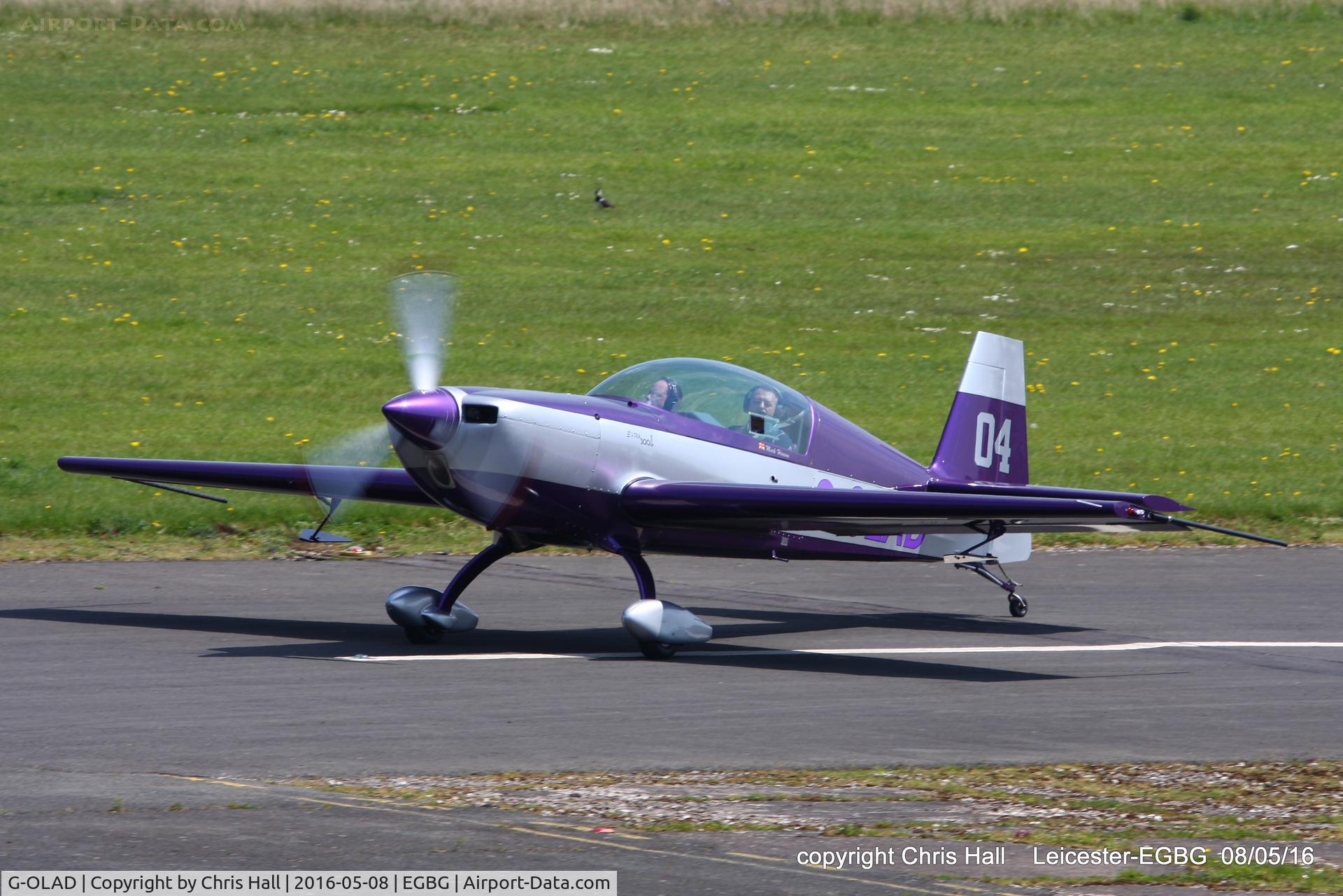 G-OLAD, 2007 Extra EA-300L C/N 1270, Royal Aero Club air race at Leicester