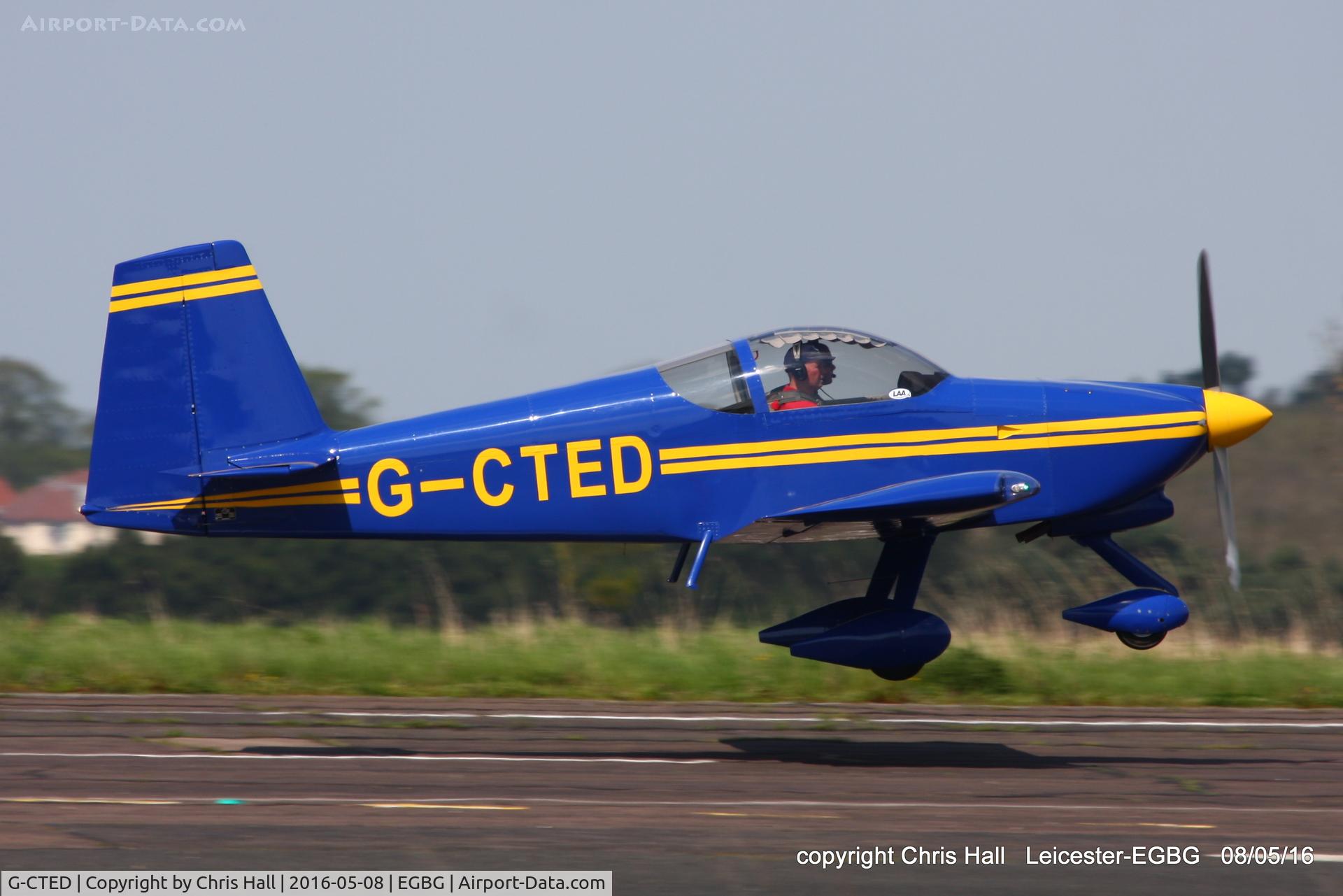 G-CTED, 2007 Vans RV-7A C/N PFA 323-14631, Royal Aero Club air race at Leicester
