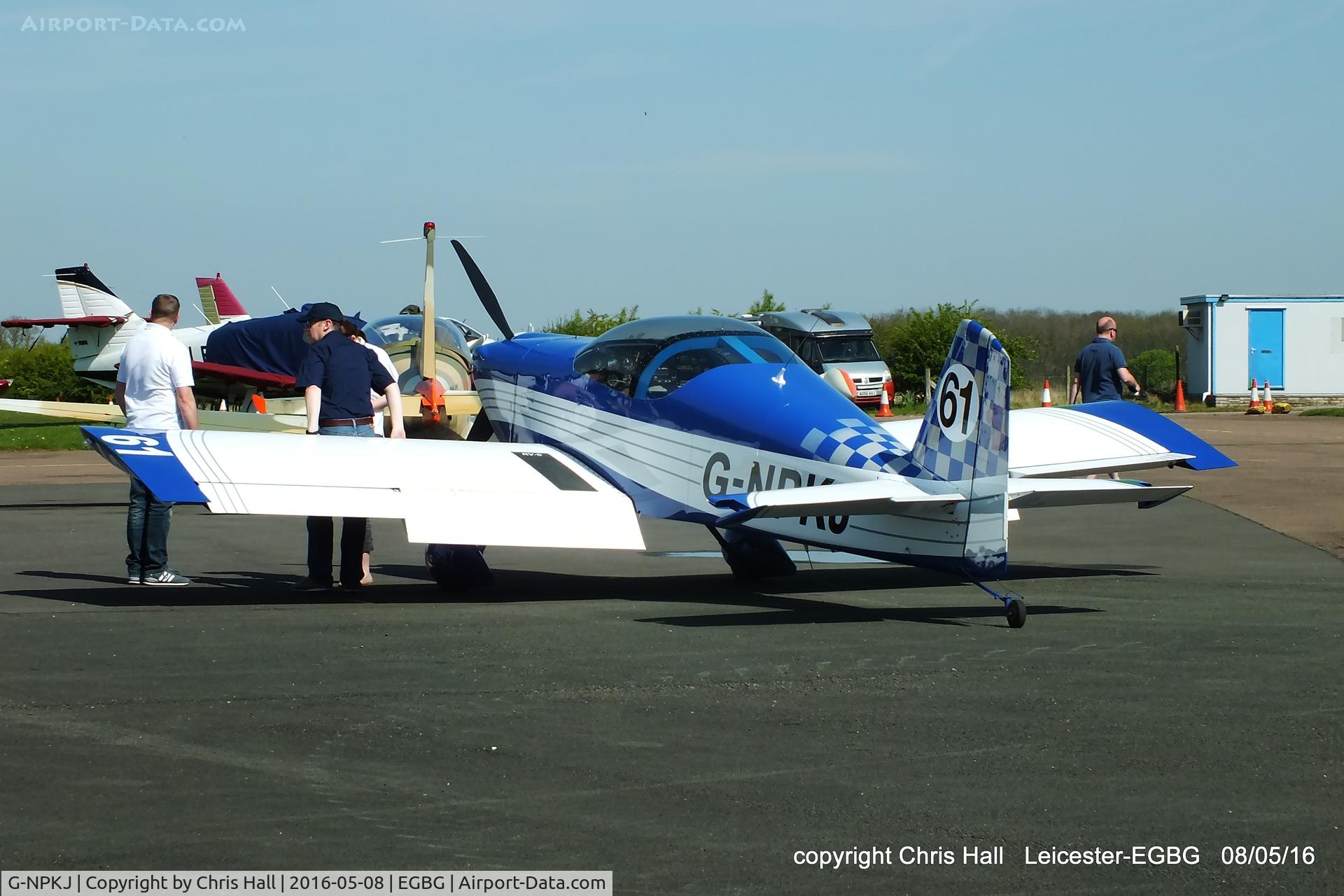 G-NPKJ, 1998 Vans RV-6 C/N PFA 181-13138, Royal Aero Club air race at Leicester