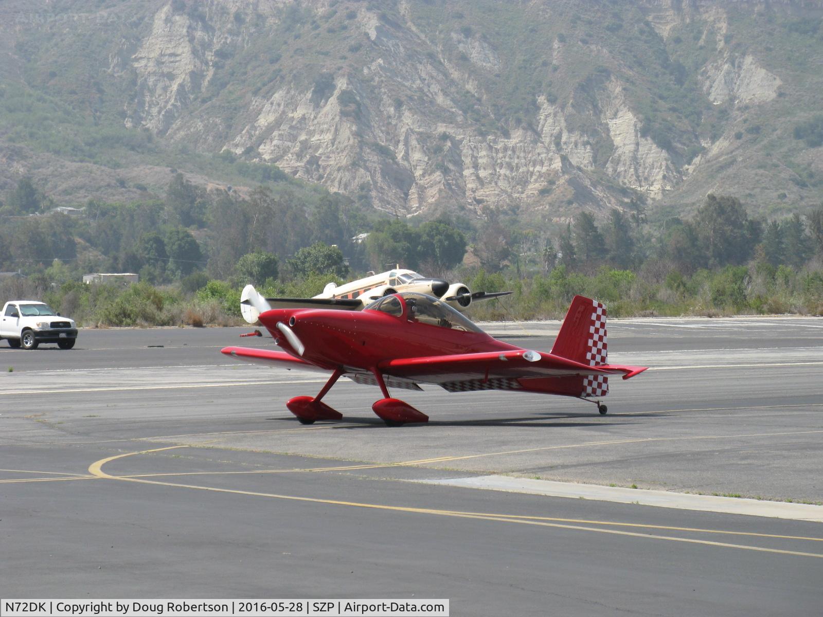 N72DK, Vans RV-8 C/N 82427, 2010 Koon VAN's RV-8, taxi back