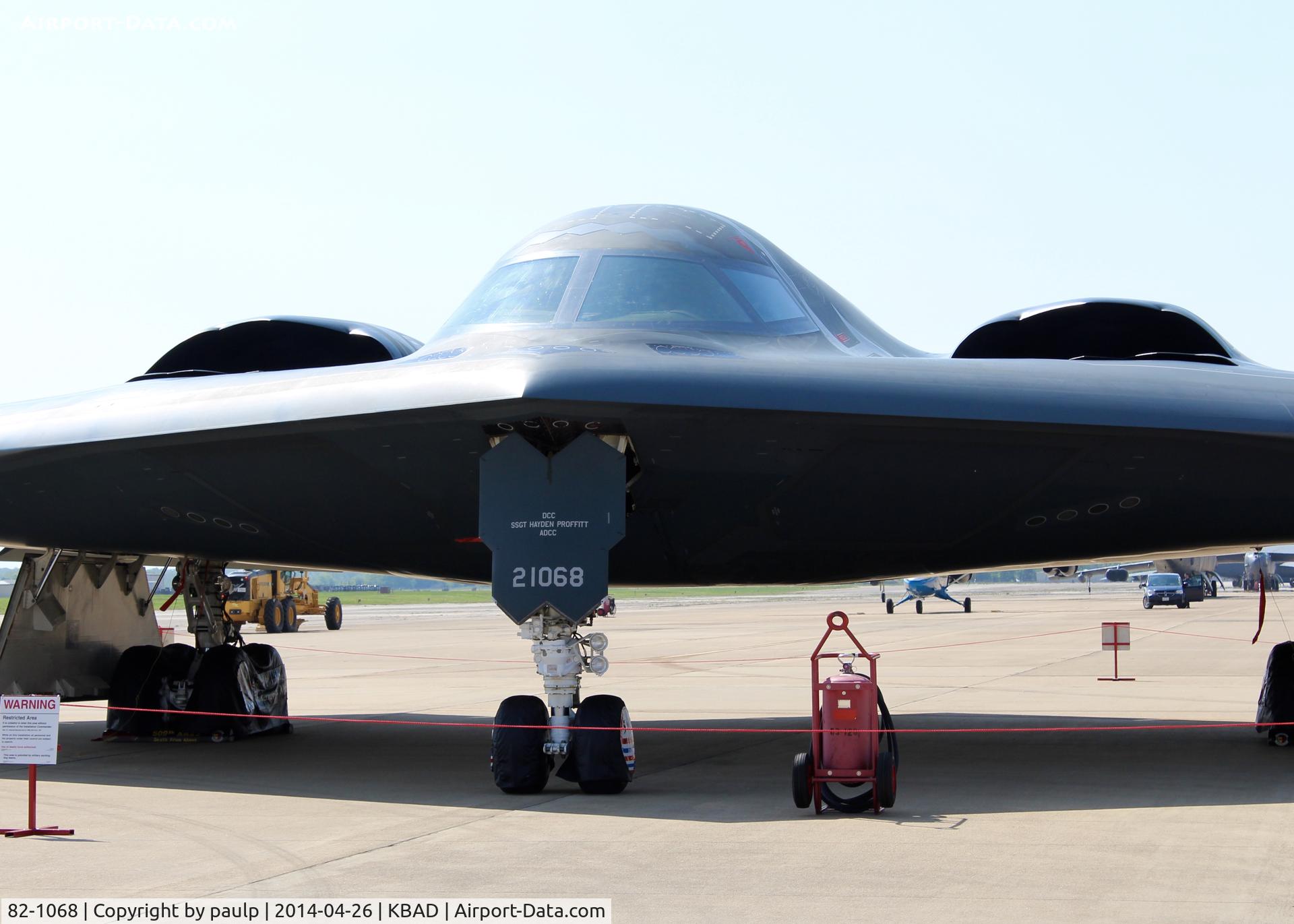 82-1068, 1982 Northrop Grumman B-2A Spirit C/N 1003/AV-3, At Barksdale Air Force Base.