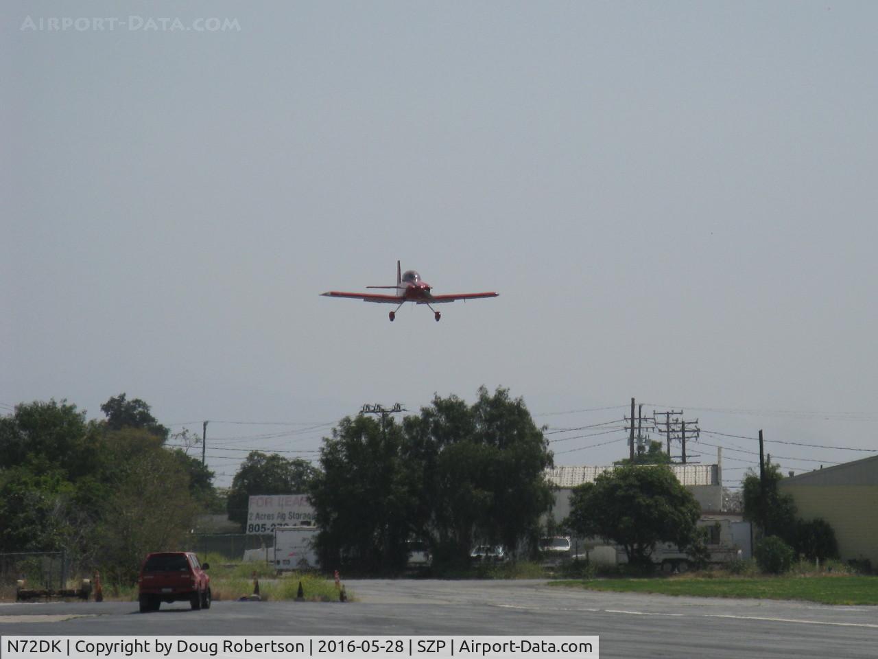 N72DK, Vans RV-8 C/N 82427, 2010 VAN's RV-8, on final Rwy 22