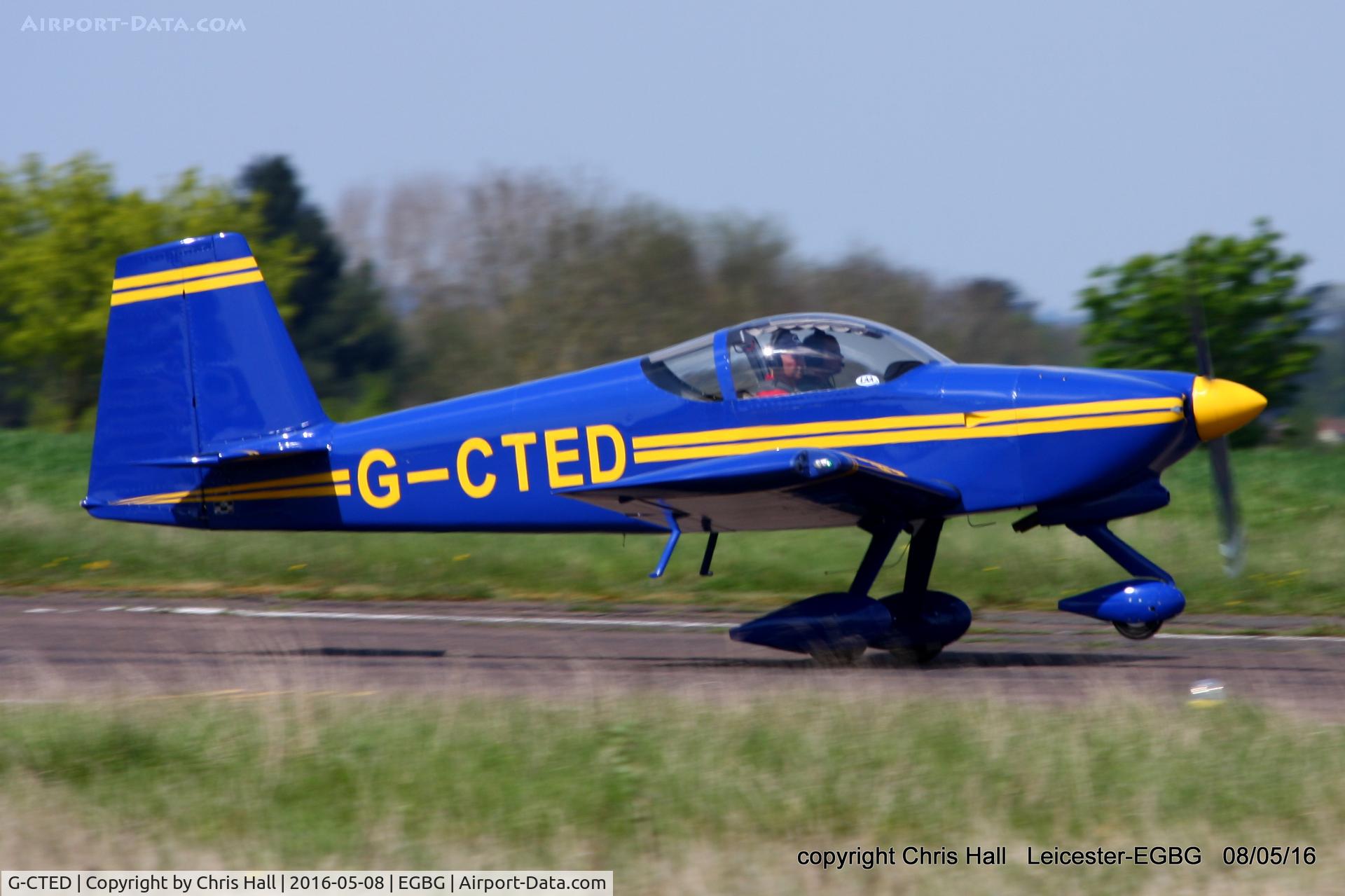 G-CTED, 2007 Vans RV-7A C/N PFA 323-14631, Royal Aero Club air race at Leicester
