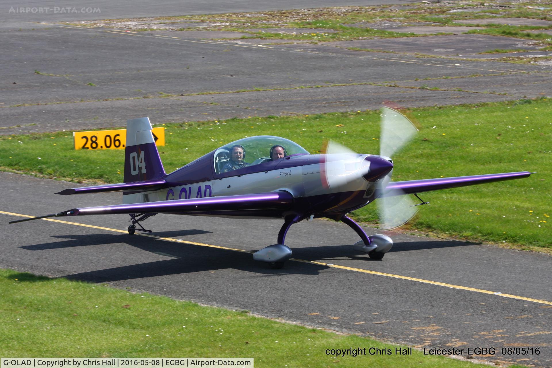 G-OLAD, 2007 Extra EA-300L C/N 1270, Royal Aero Club air race at Leicester