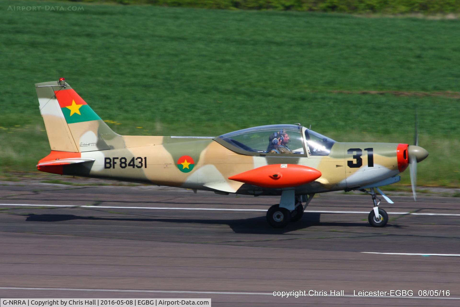 G-NRRA, 1968 SIAI-Marchetti SF-260W Warrior C/N 116, Royal Aero Club air race at Leicester