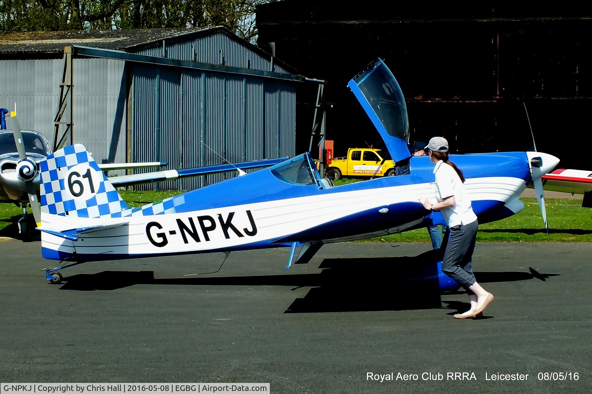 G-NPKJ, 1998 Vans RV-6 C/N PFA 181-13138, Royal Aero Club air race at Leicester